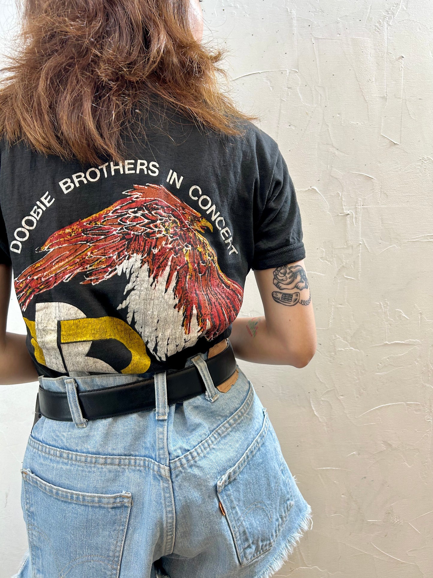 '80s Vintage Pakistan Cotton T-Shirt 〜DOOBIE BROTHERS〜 [G27883]