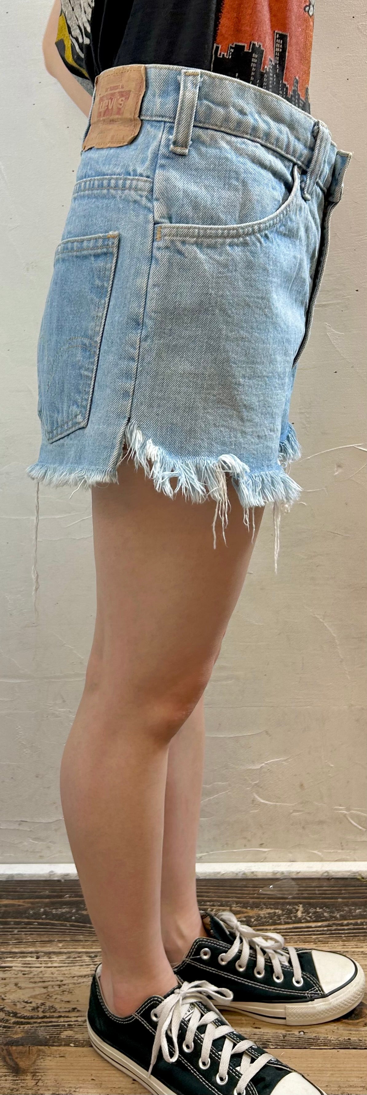 '70s Fringe Denim Short Pants 〜Levi’s〜[G27878]