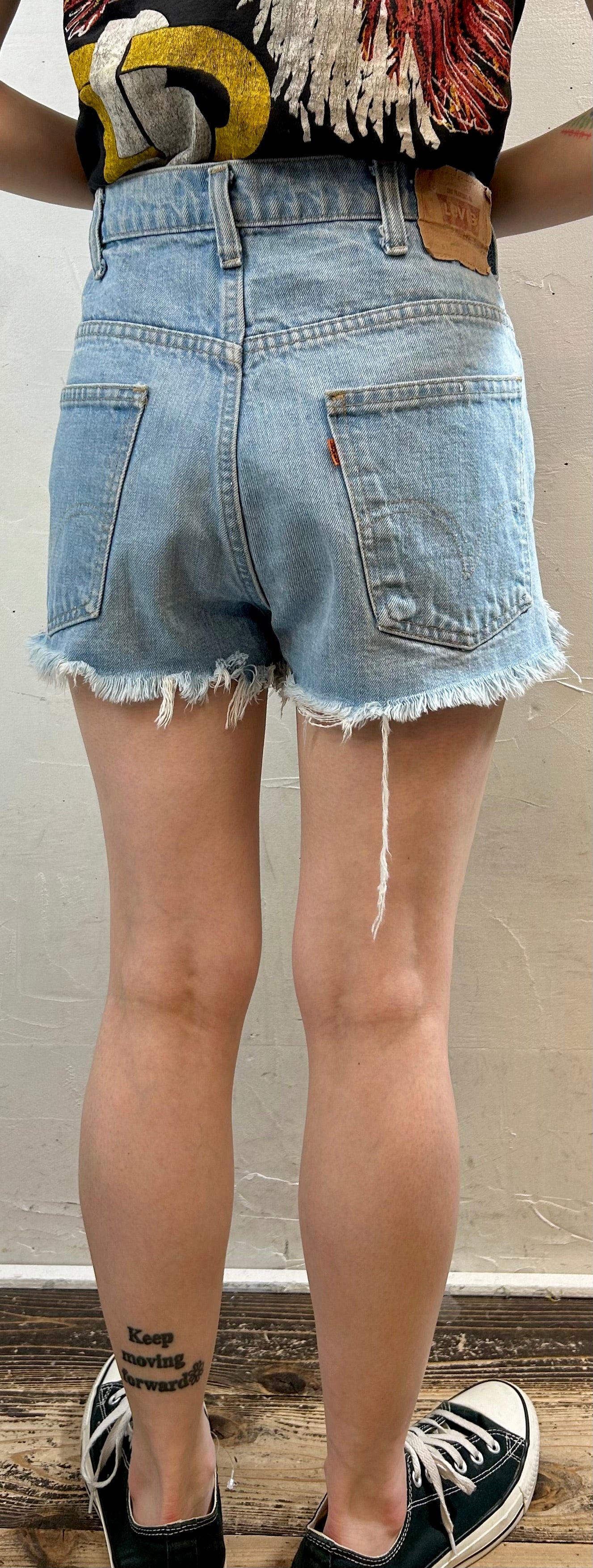 '70s Fringe Denim Short Pants 〜Levi’s〜[G27878]