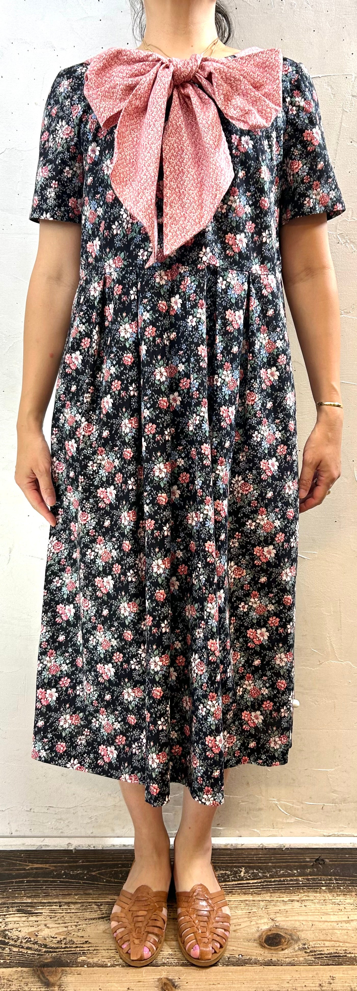 Vintage Flower Dress [H28228]