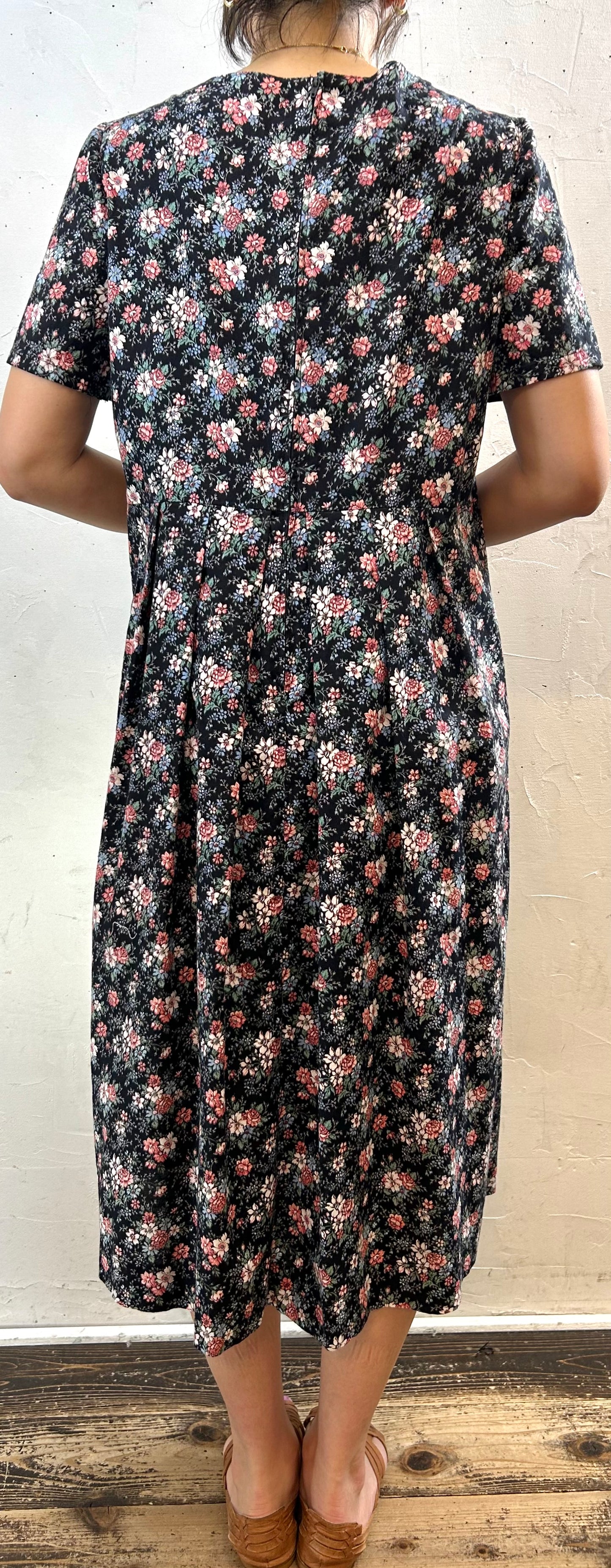 Vintage Flower Dress [H28228]