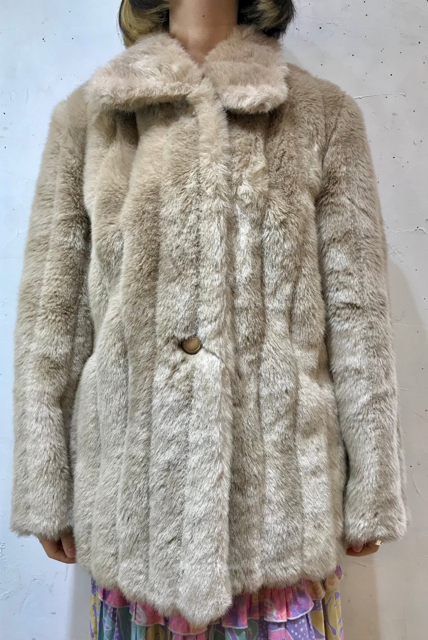 Vintage Eco Fur Jacket UNION MADE [K25557]