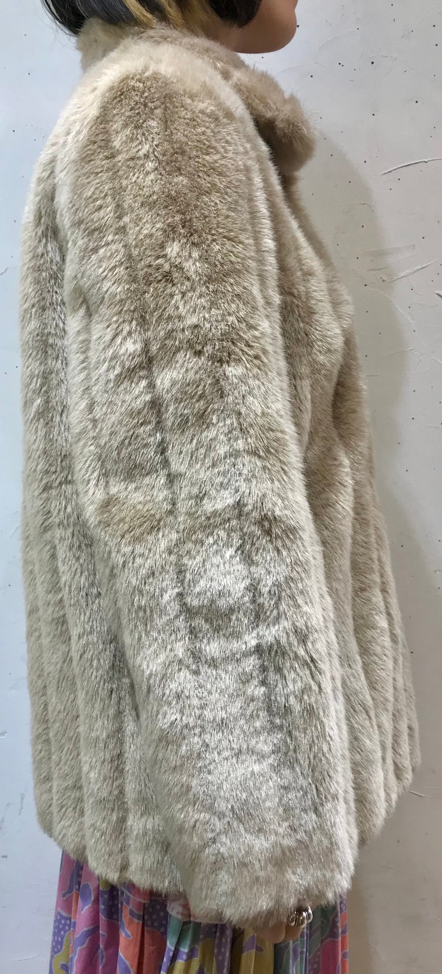 Vintage Eco Fur Jacket UNION MADE [K25557]