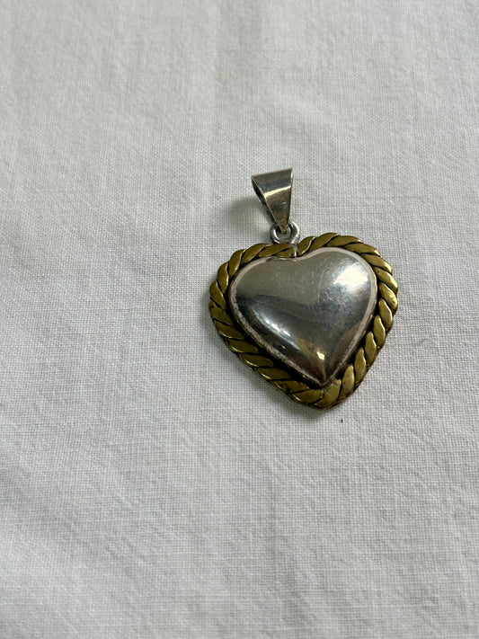 Vintage 925Silver Pendant Top MADE IN MEXICO [B26209]