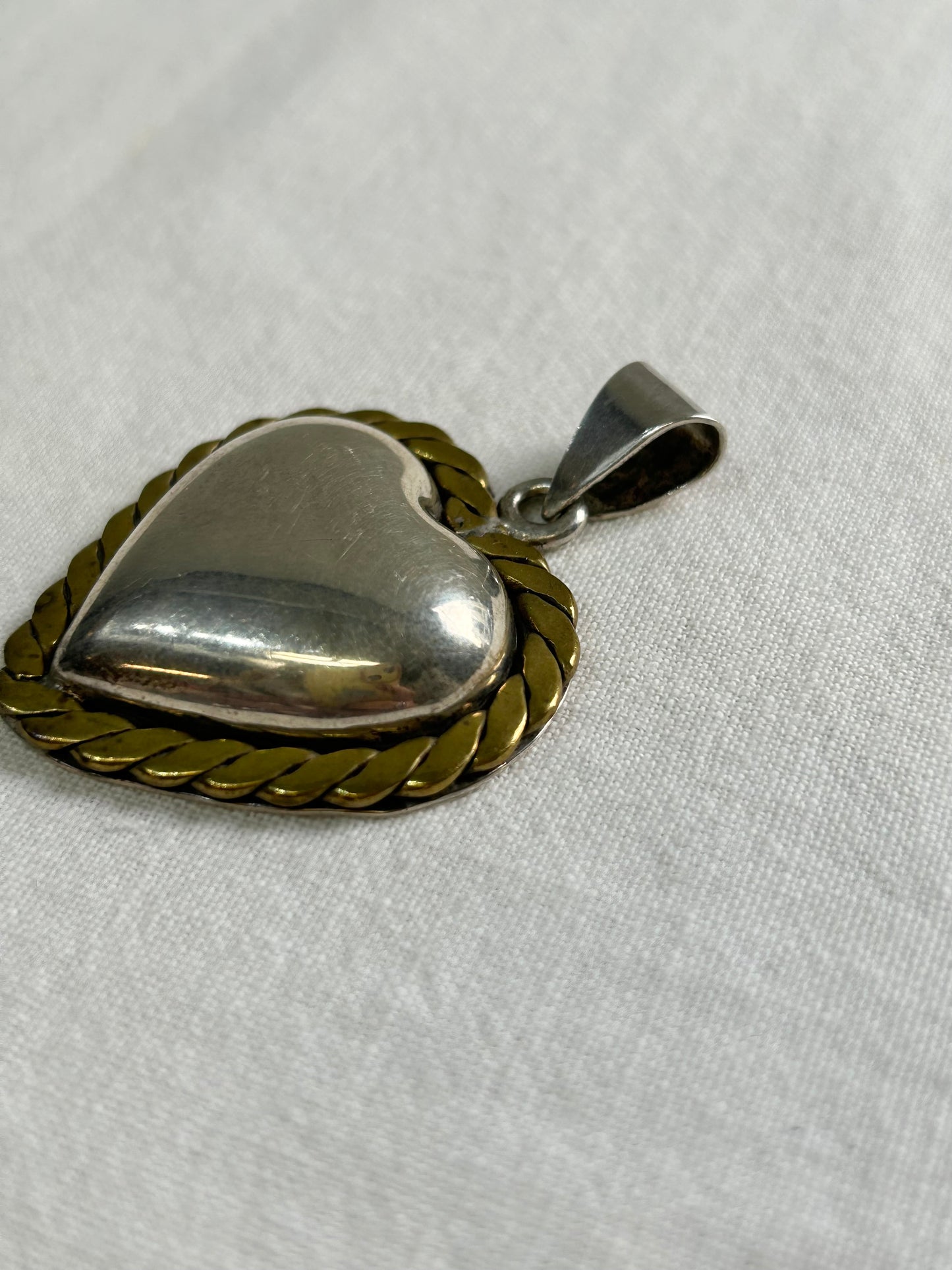Vintage 925Silver Pendant Top MADE IN MEXICO [B26209]