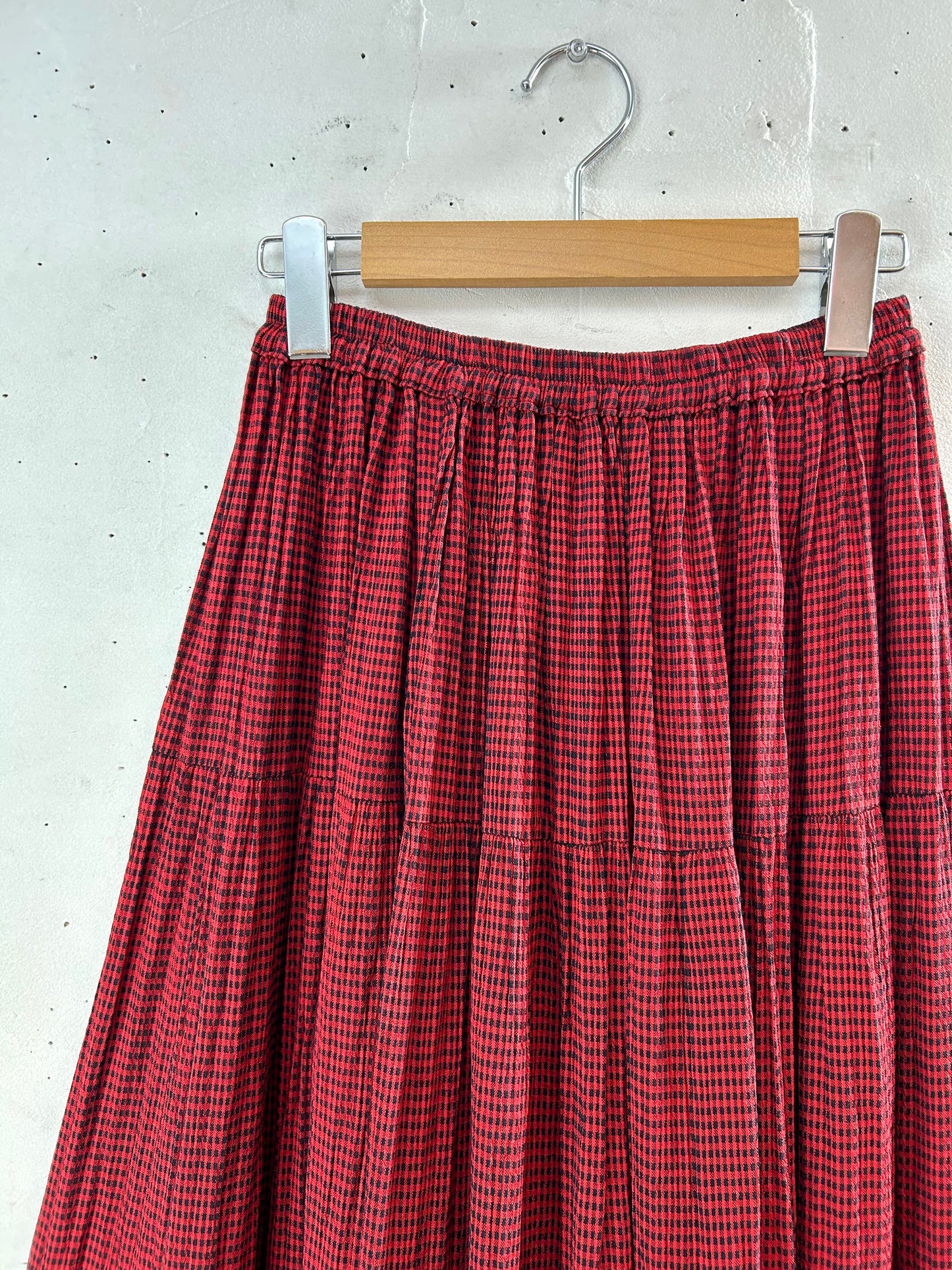 Vintage Tiered Skirt MADE IN USA[B29526]