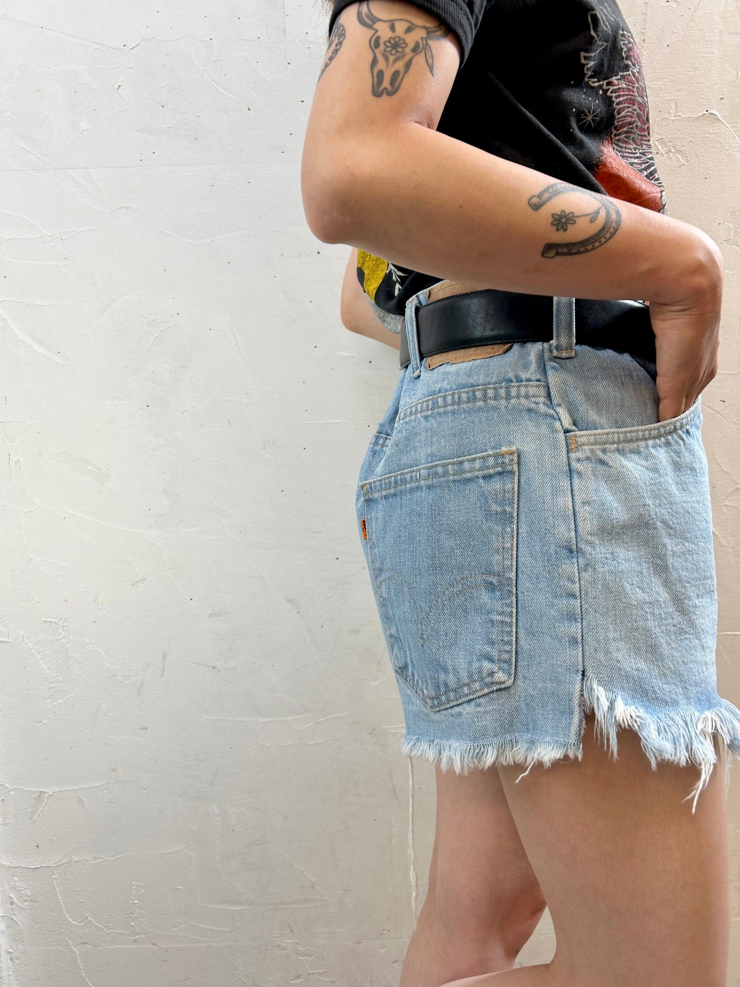 '70s Fringe Denim Short Pants 〜Levi’s〜[G27878]