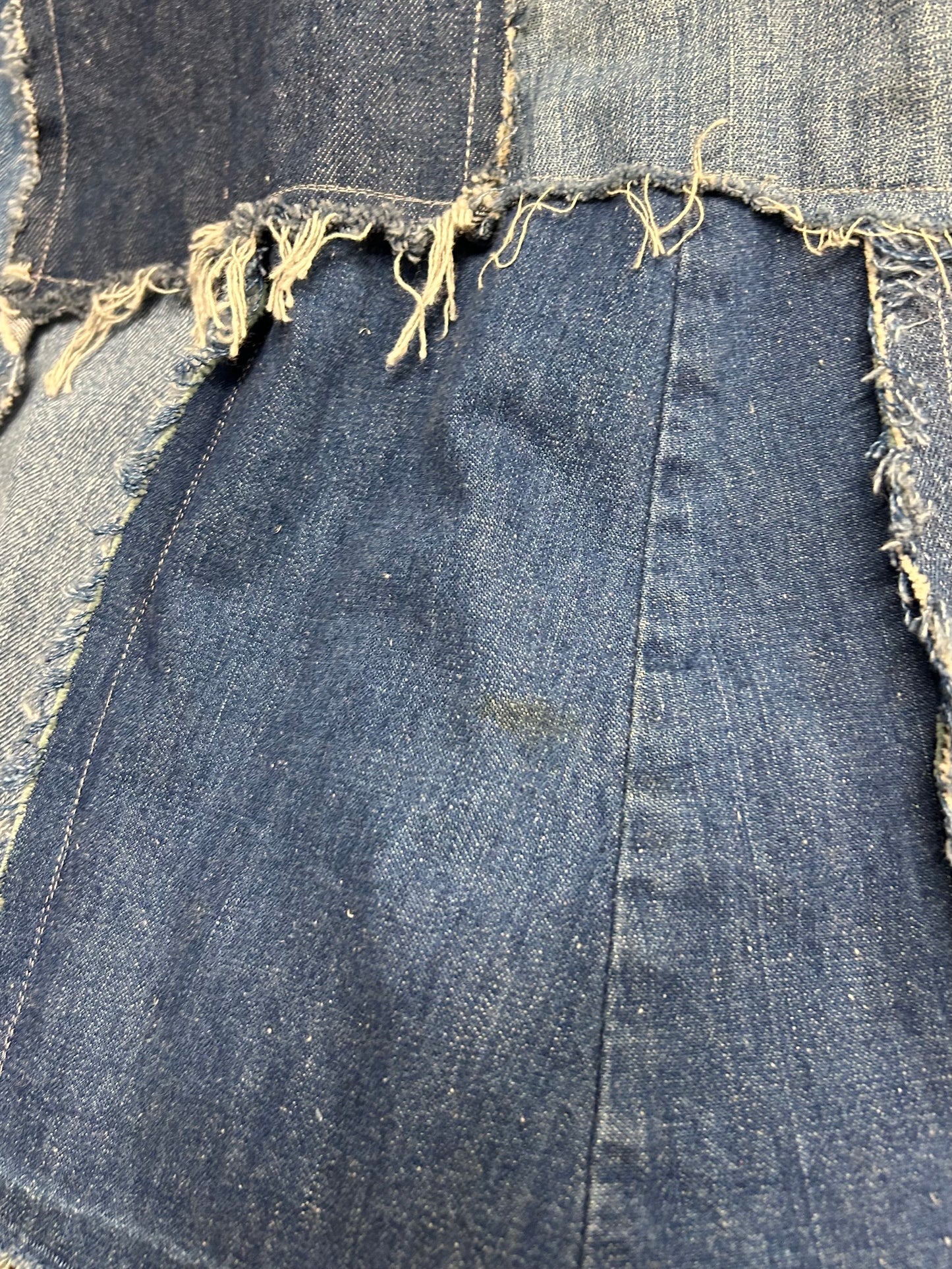 Vintage Denim Patchwork Skirt 〜Amy Nina〜 [E30182]