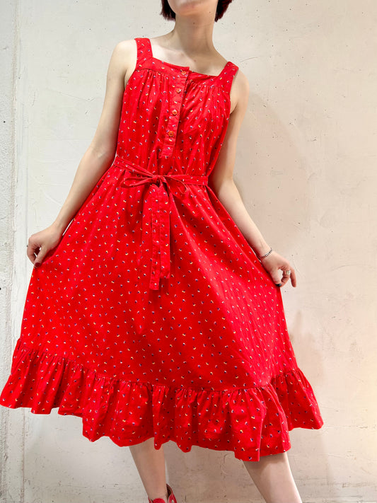 Vintage Flower Dress 〜LANZ ORIGINALS〜 [E27118]