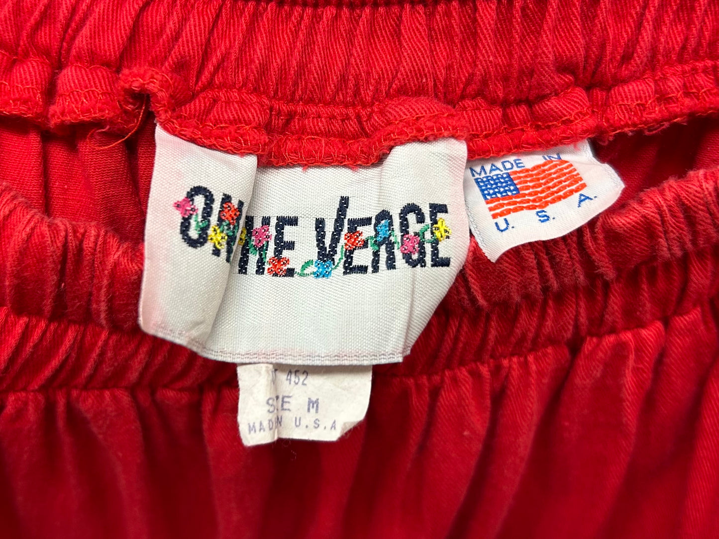 Vintage Tiered Skirt MADE IN USA [D29967]