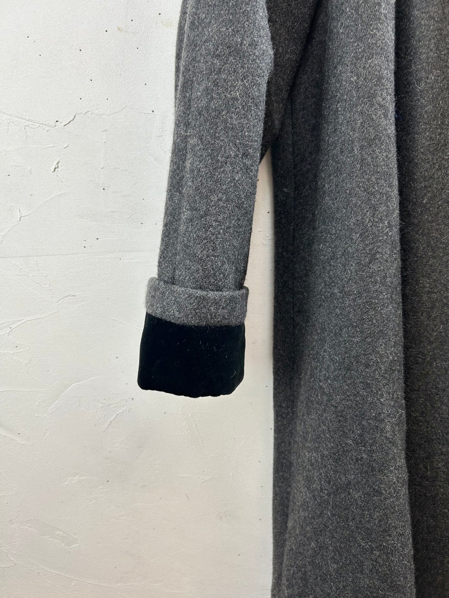 Vintage Wool Coat MADE IN USA [K28865]