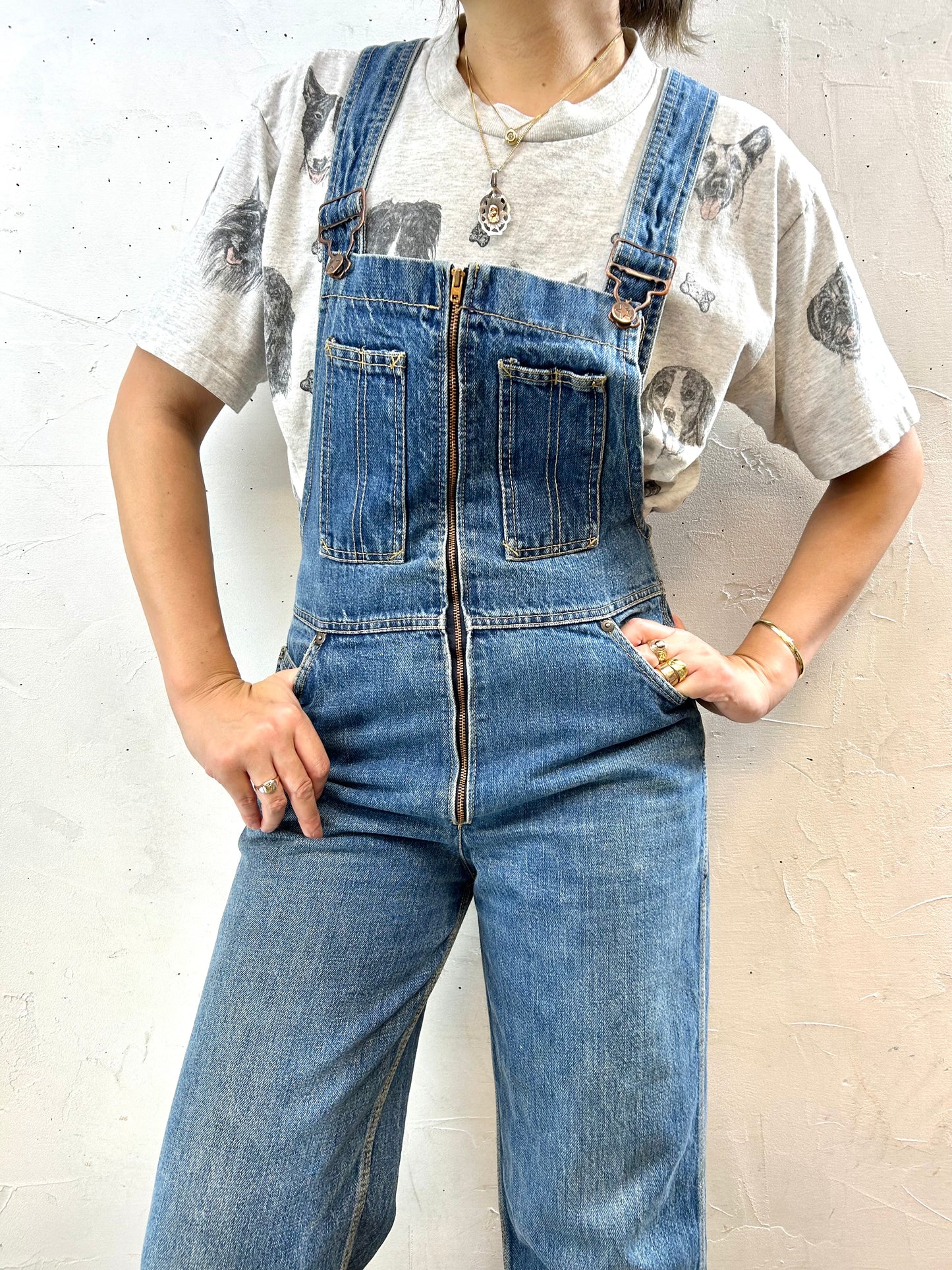 '70s Vintage Overalls MADE IN California [H28227]