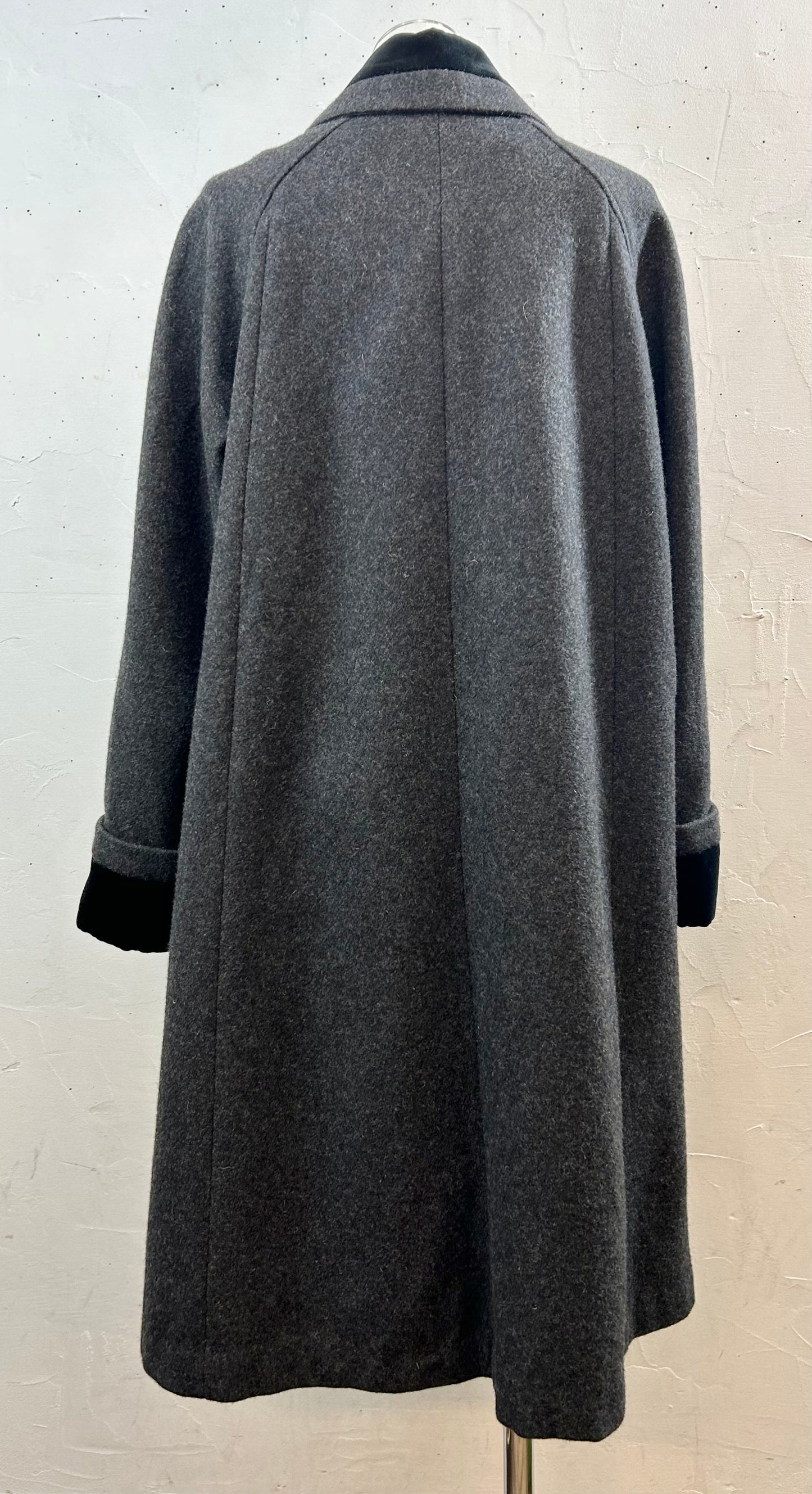 Vintage Wool Coat MADE IN USA [K28865]