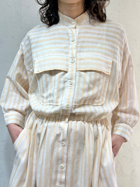 Vintage Stripe Dress [B26234]