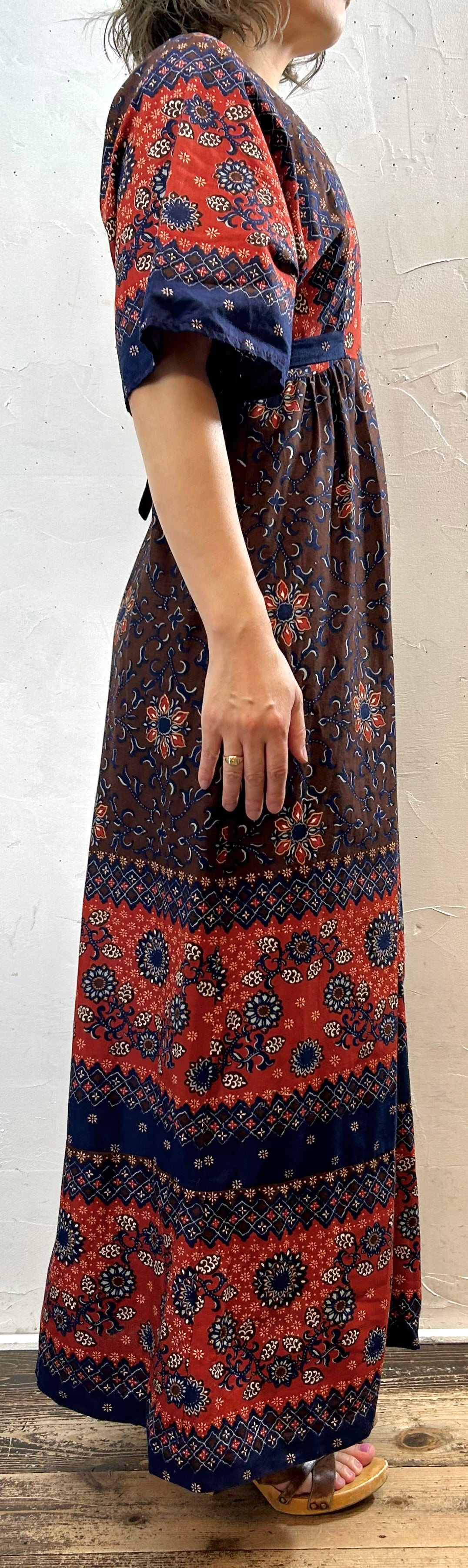 ’70s Vintage Dress MADE IN TEXAS[F27270］