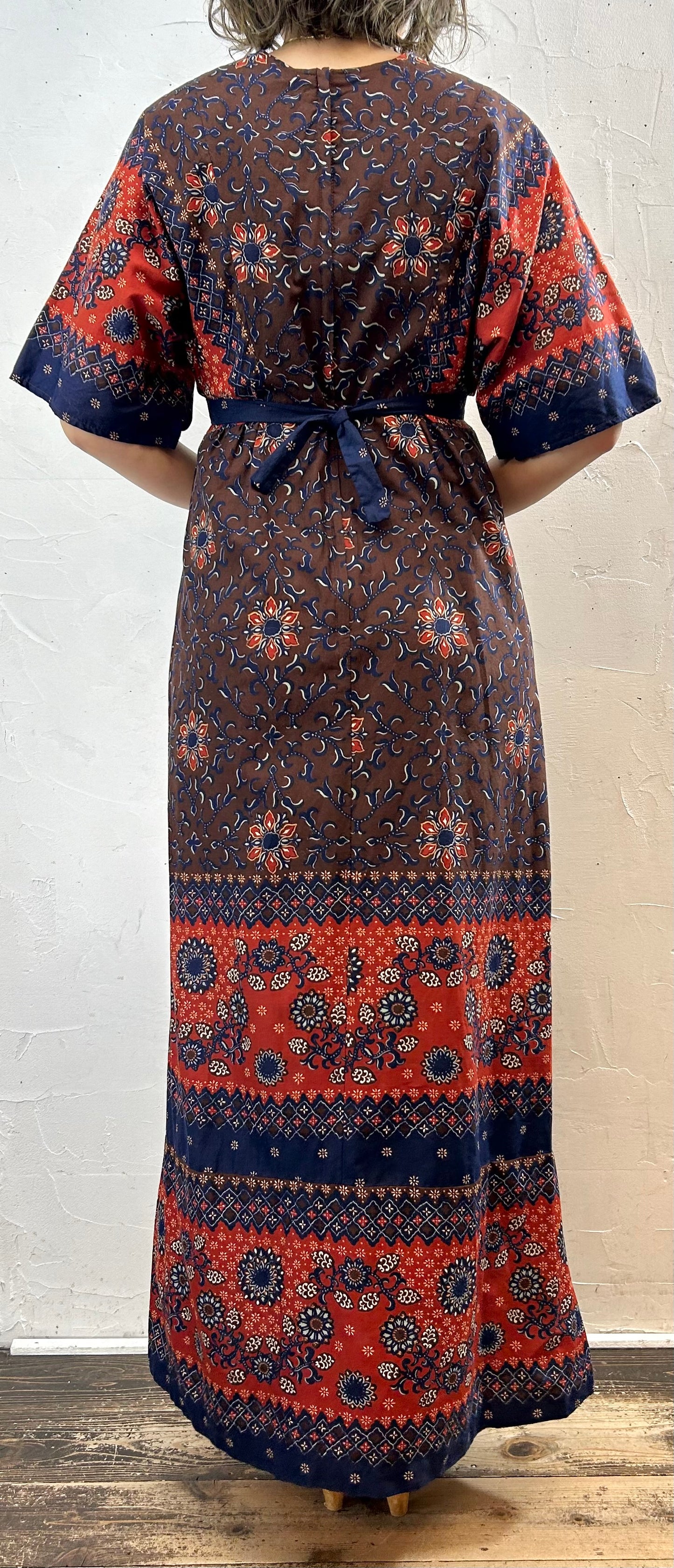 ’70s Vintage Dress MADE IN TEXAS[F27270］