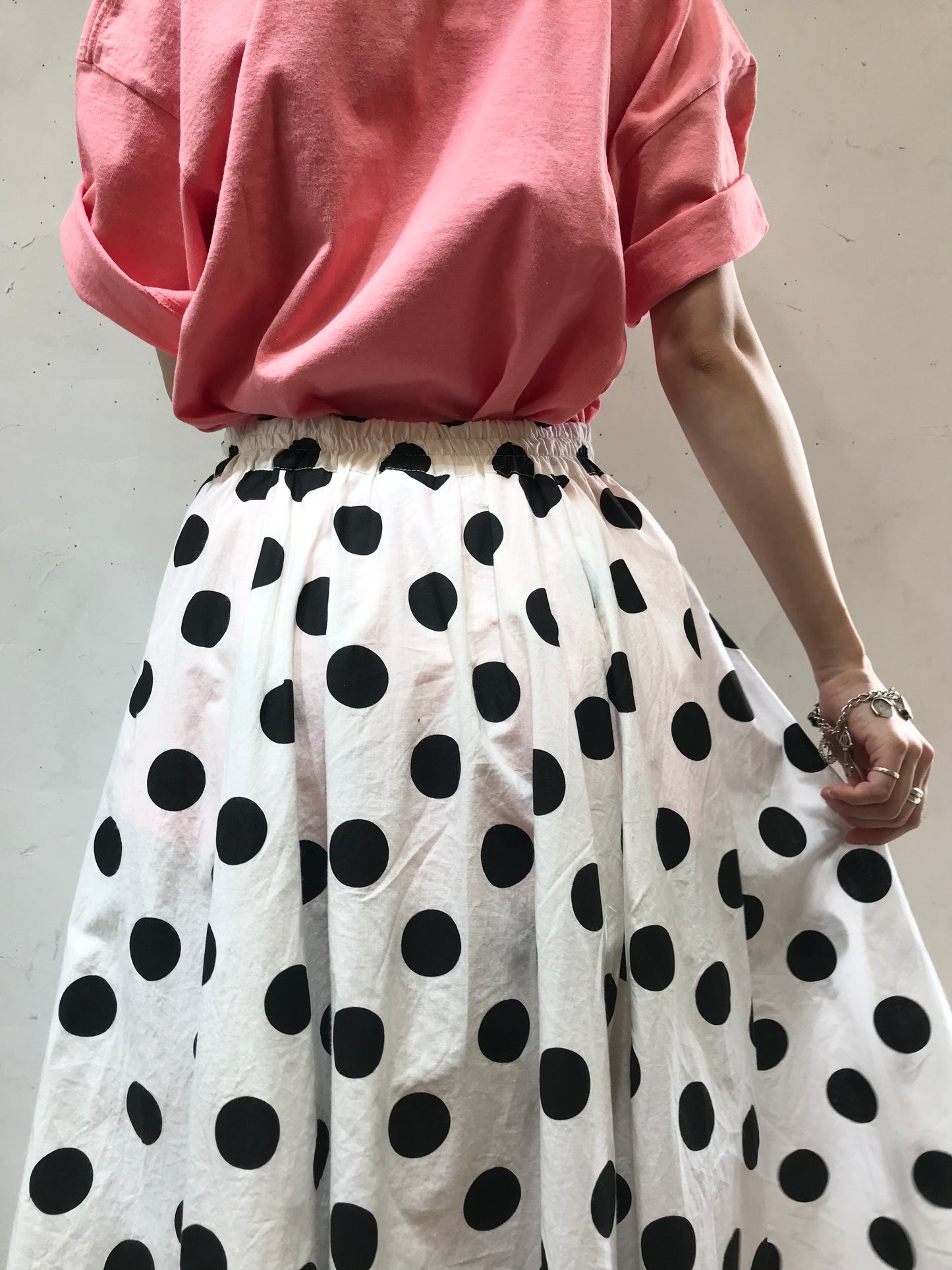Vintage Dot Skirt [G24560]