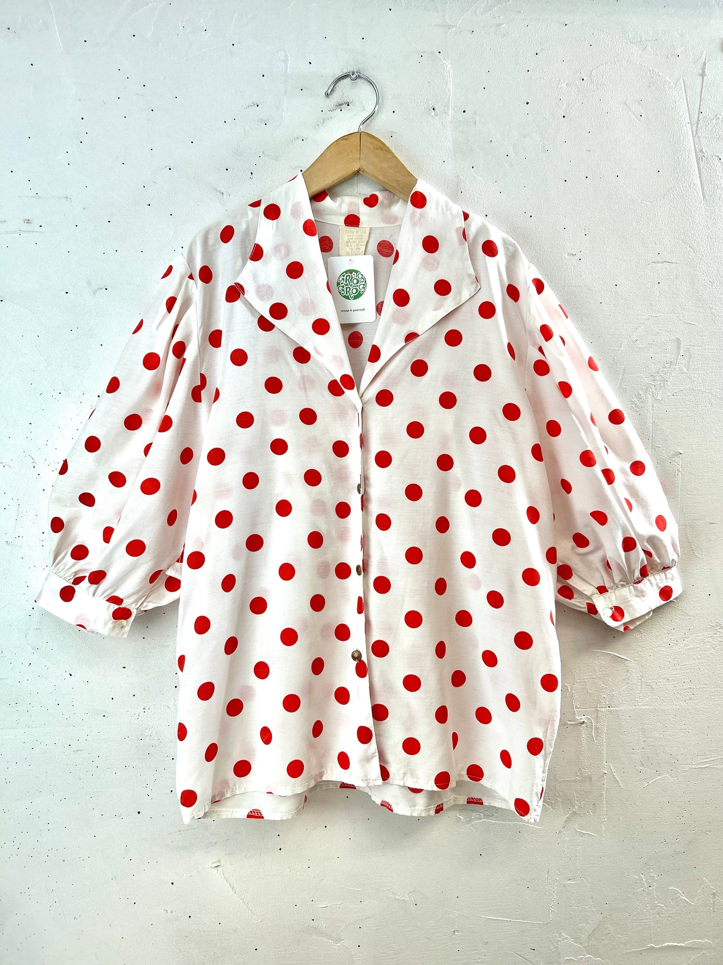 Vintage Viscose Shirt MADE IN FRANCE [G30623]