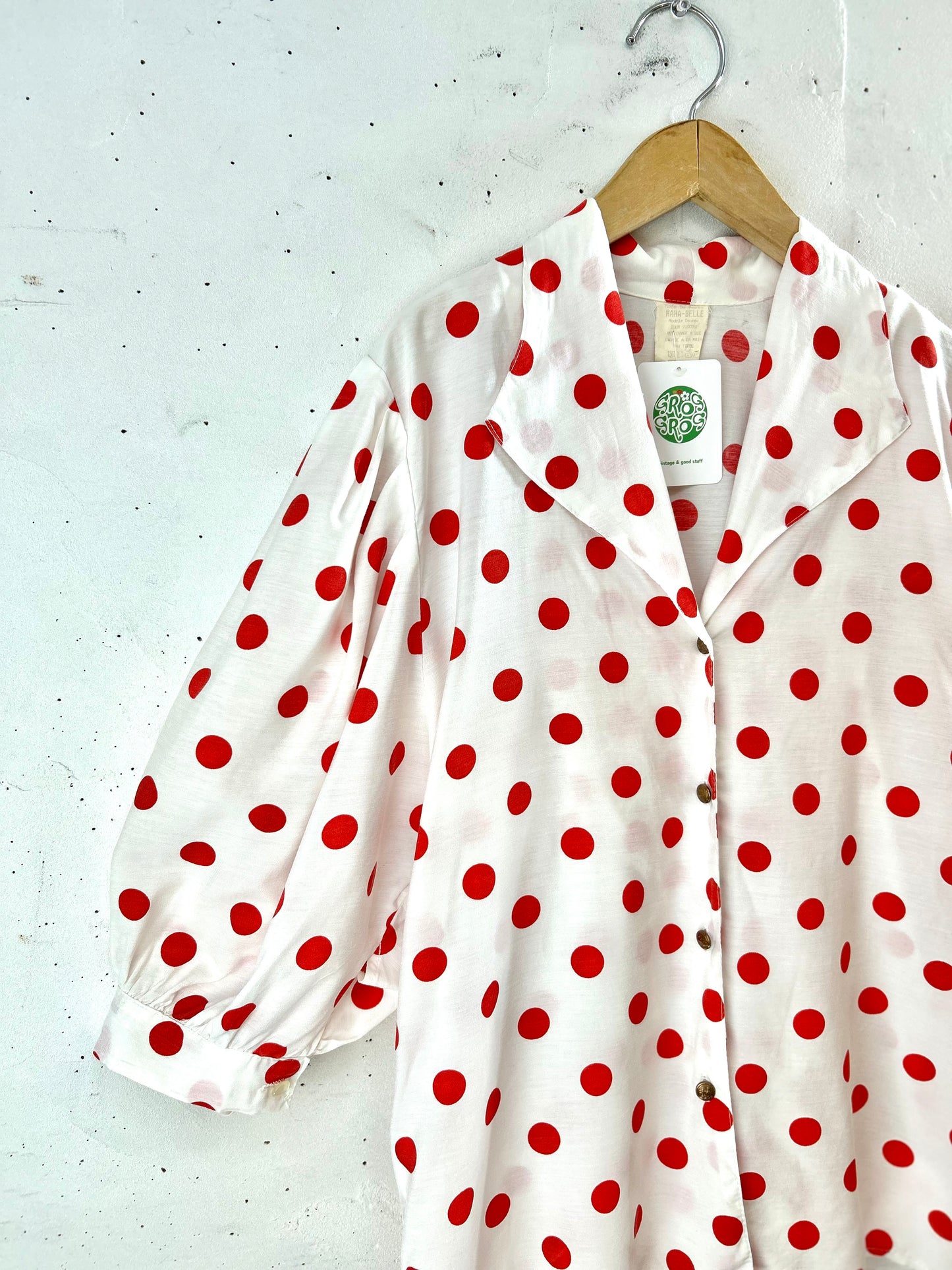 Vintage Viscose Shirt MADE IN FRANCE [G30623]