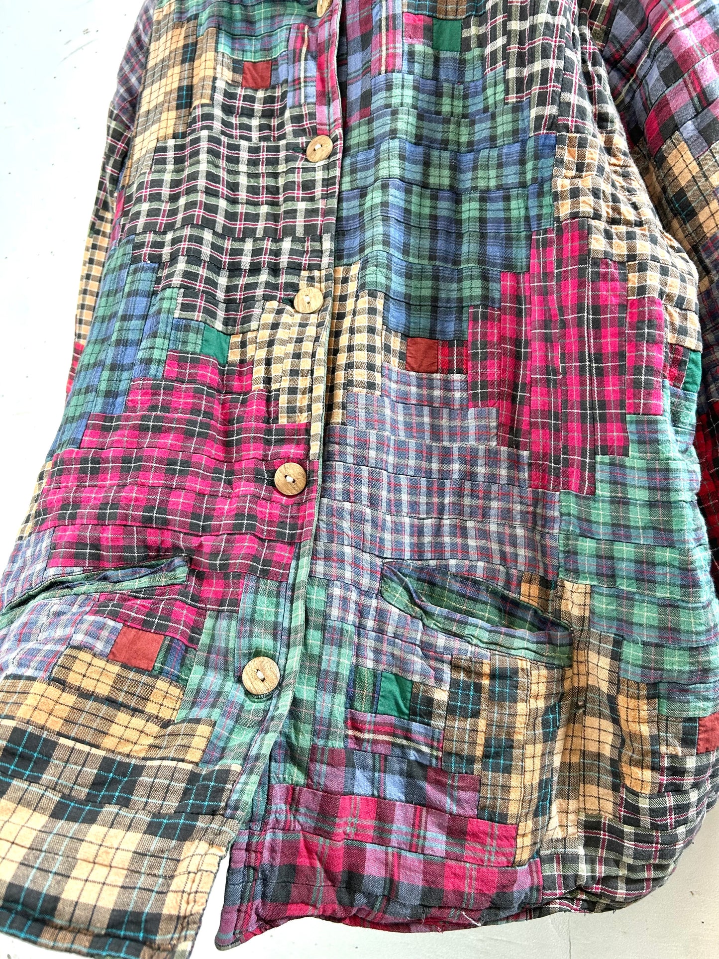 Vintage Patchwork Jacket 〜Patch Magic〜 Reversible [A29323]