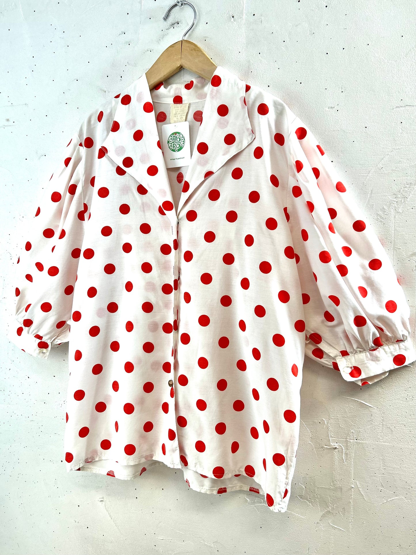 Vintage Viscose Shirt MADE IN FRANCE [G30623]