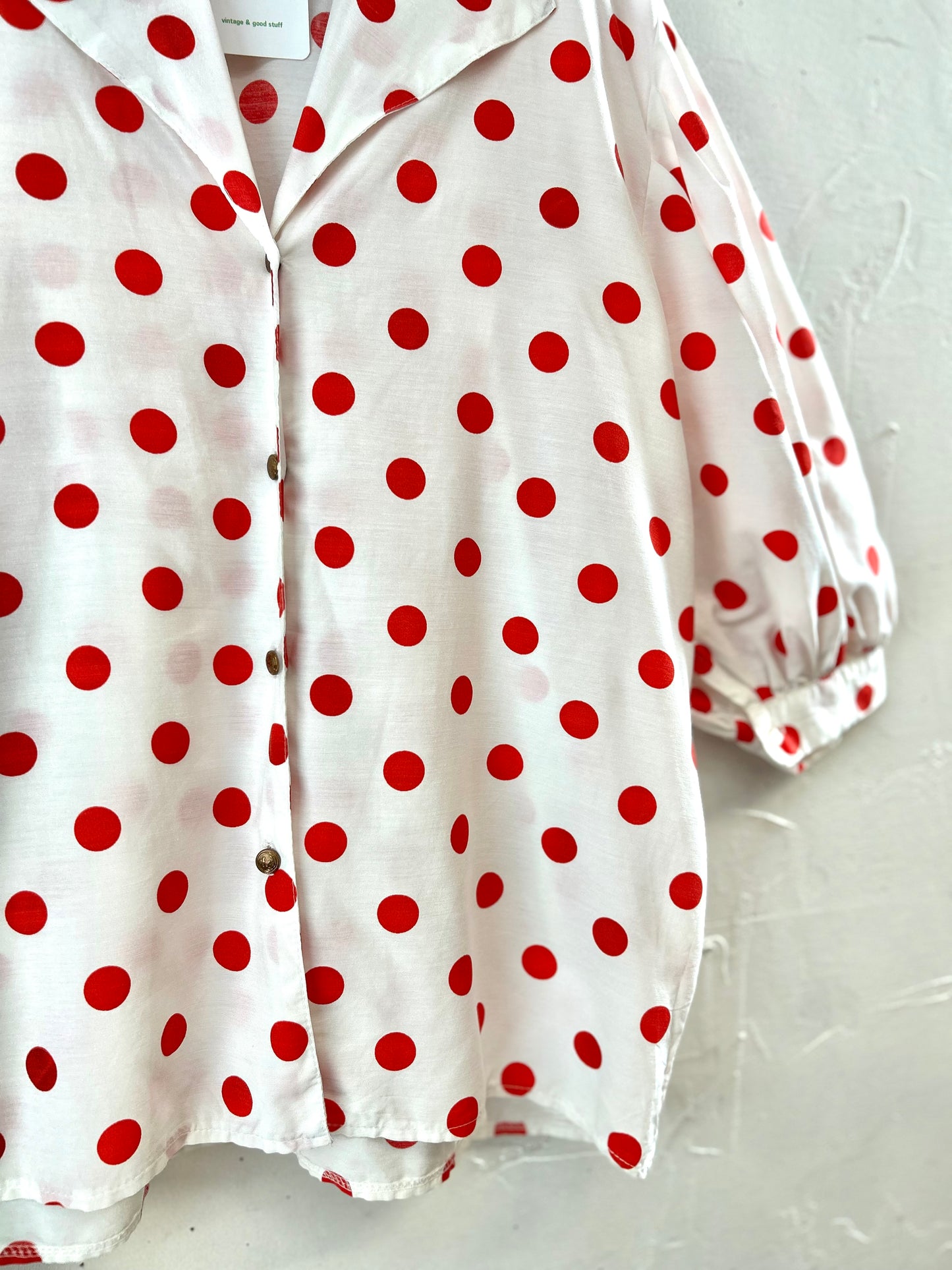 Vintage Viscose Shirt MADE IN FRANCE [G30623]