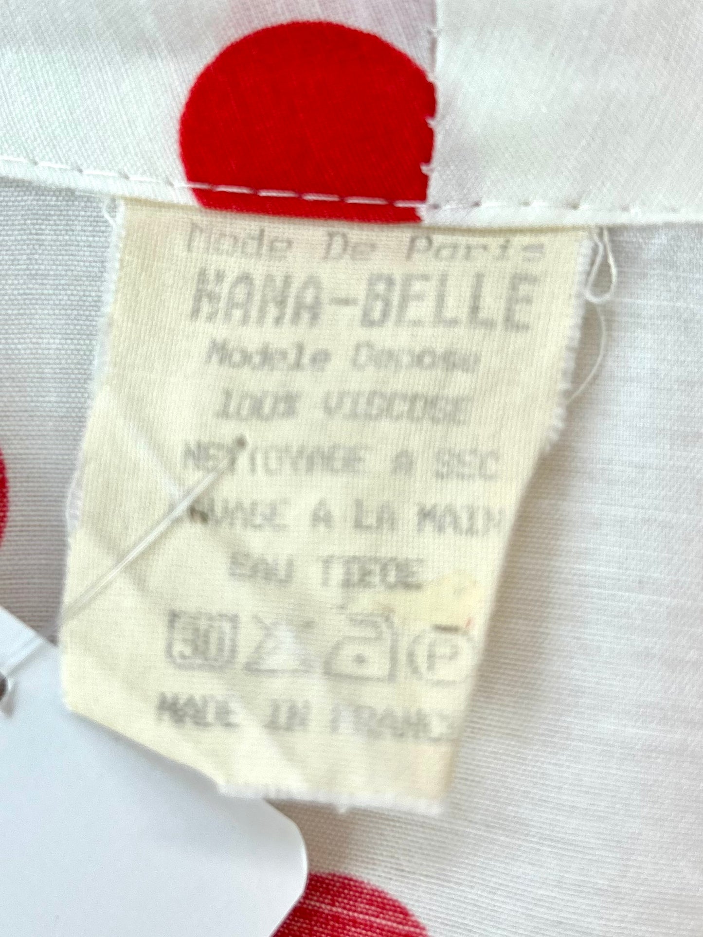 Vintage Viscose Shirt MADE IN FRANCE [G30623]