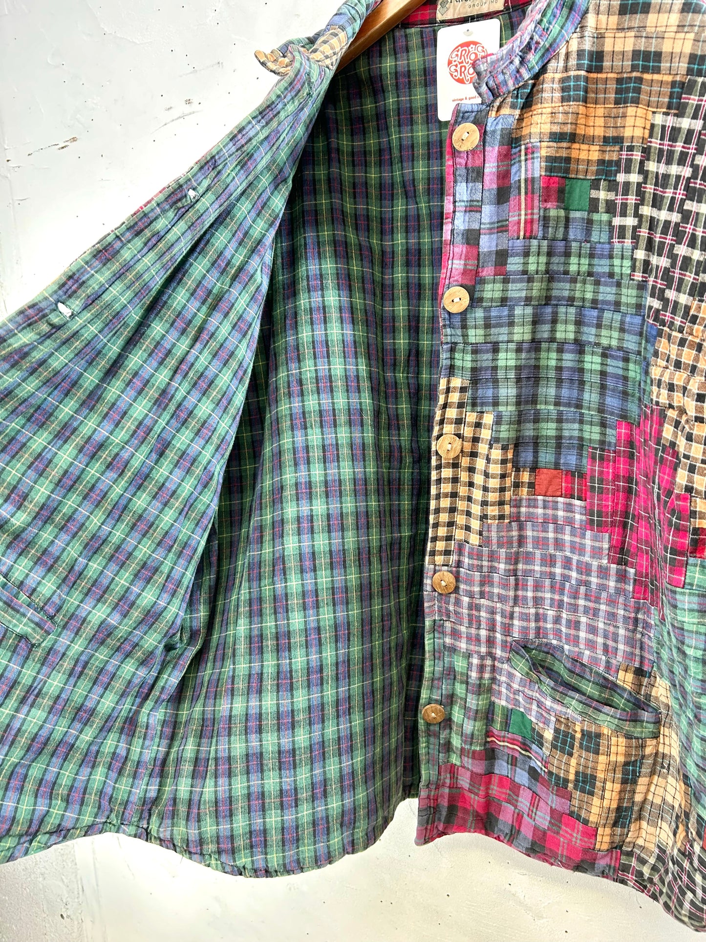 Vintage Patchwork Jacket 〜Patch Magic〜 Reversible [A29323]