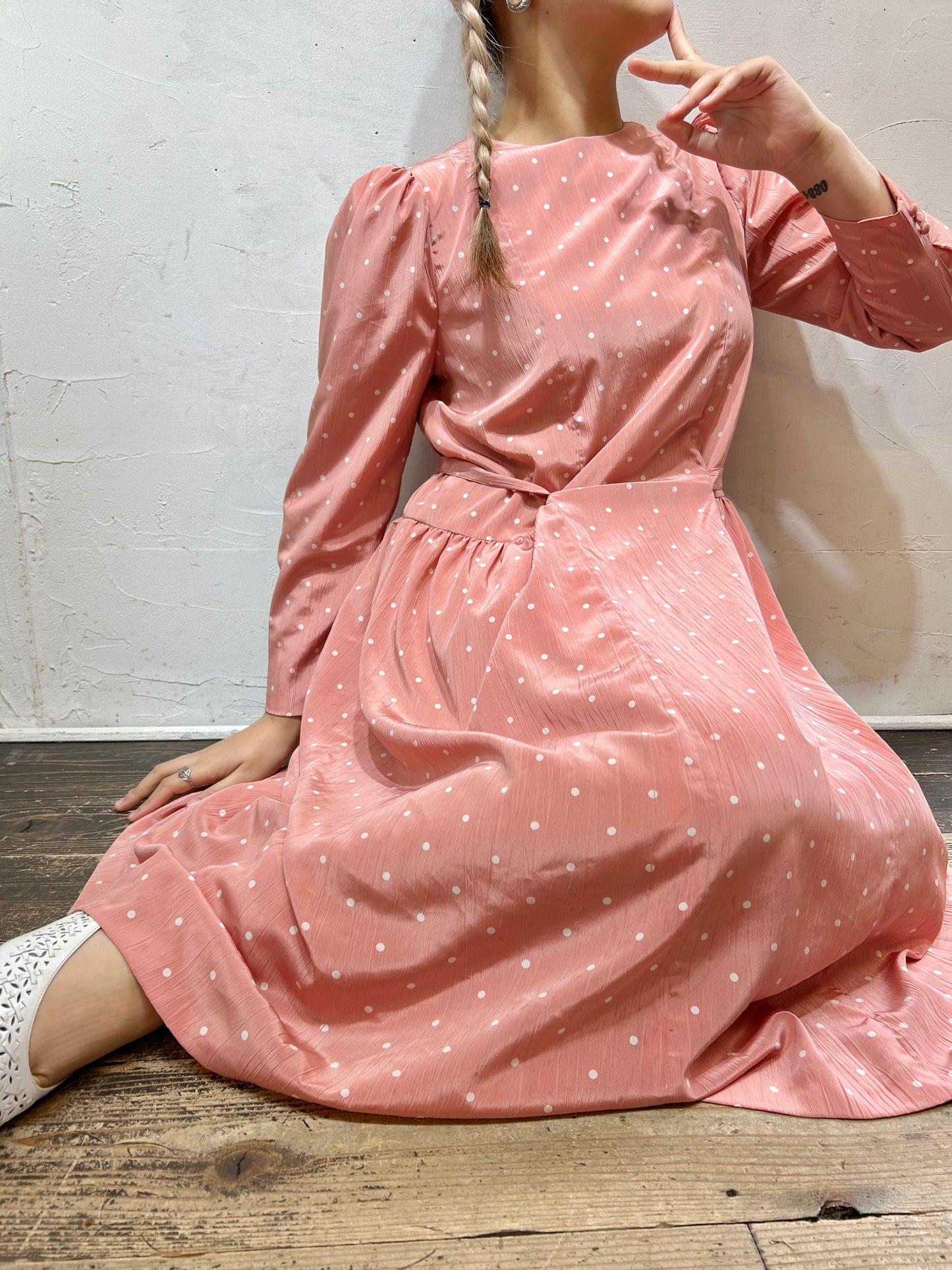 Vintage Dot Dress [D26706]