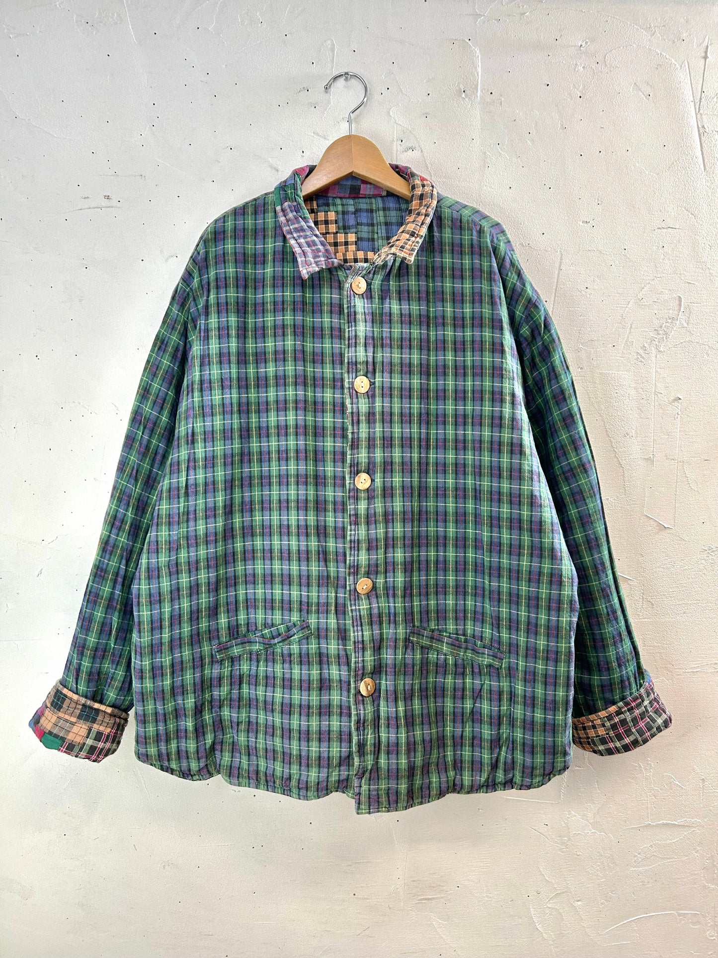 Vintage Patchwork Jacket 〜Patch Magic〜 Reversible [A29323]