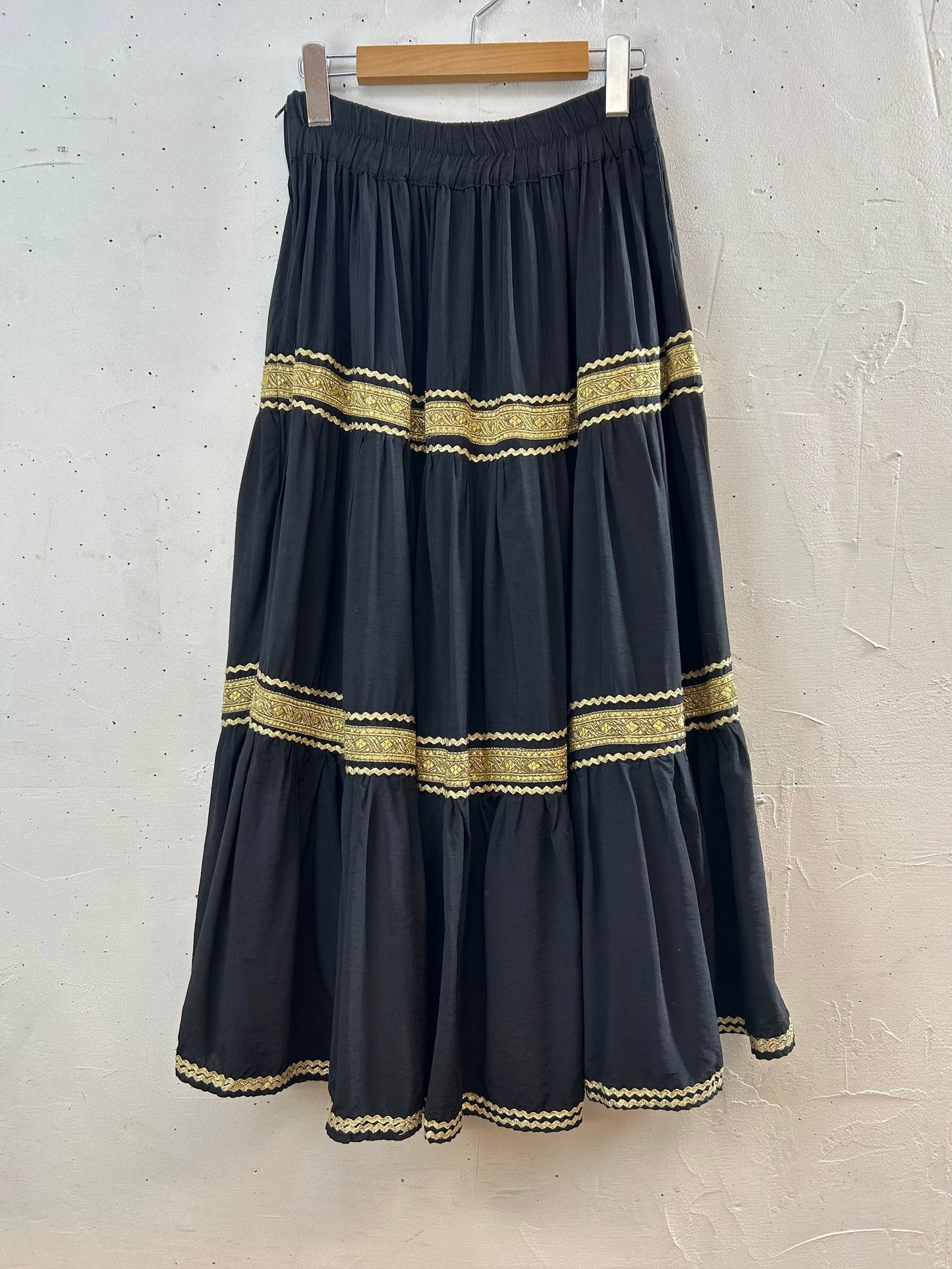 Vintage Tiered Skirt MADE IN FRANCE [B29536]