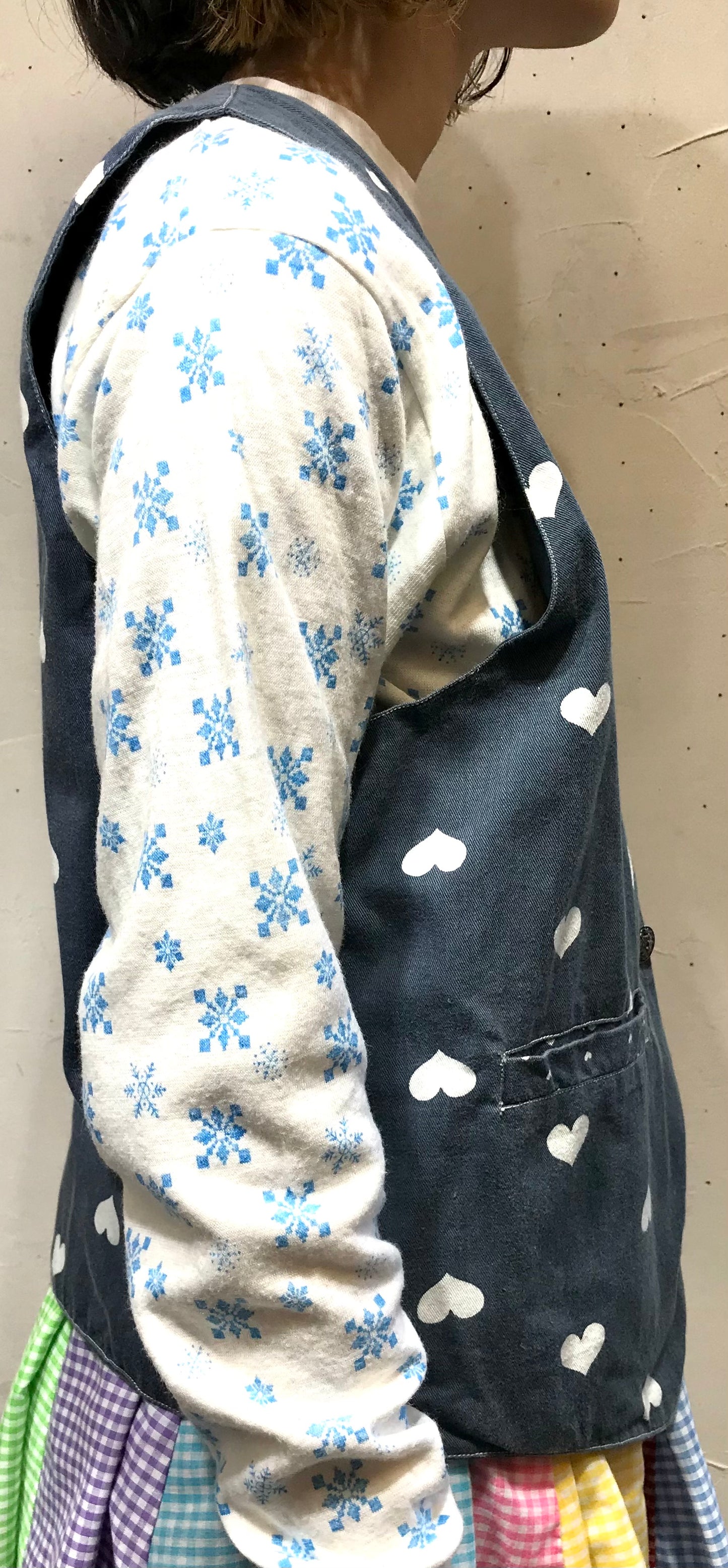 Vintage Cotton Vest MADE IN INDIA [L25732]