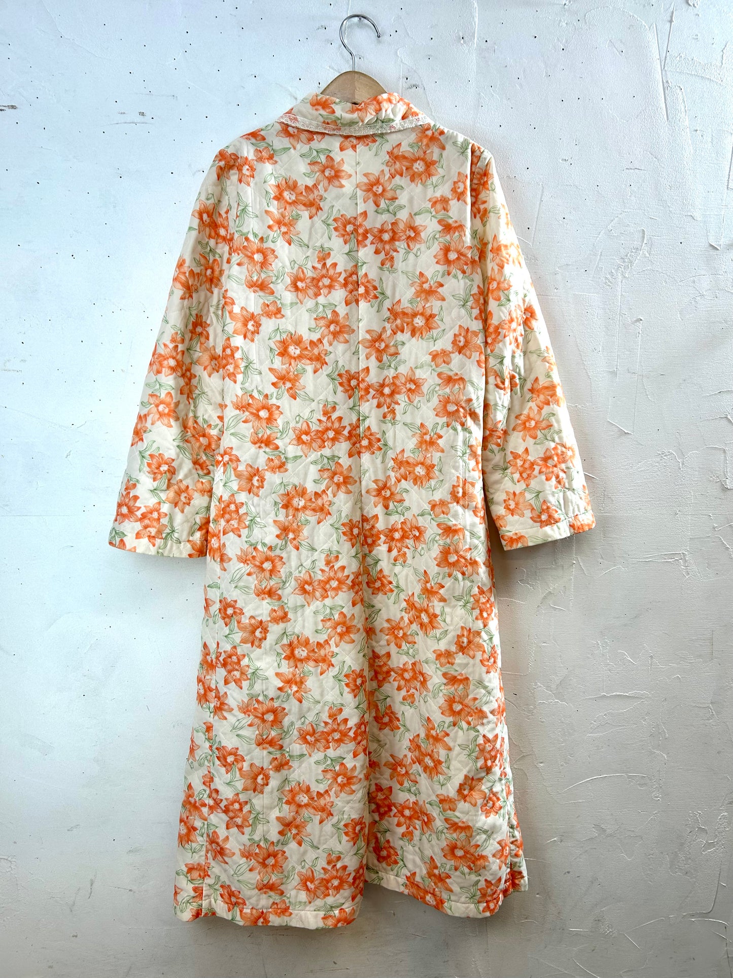 '70sVintage Quilting Gown [A29322]
