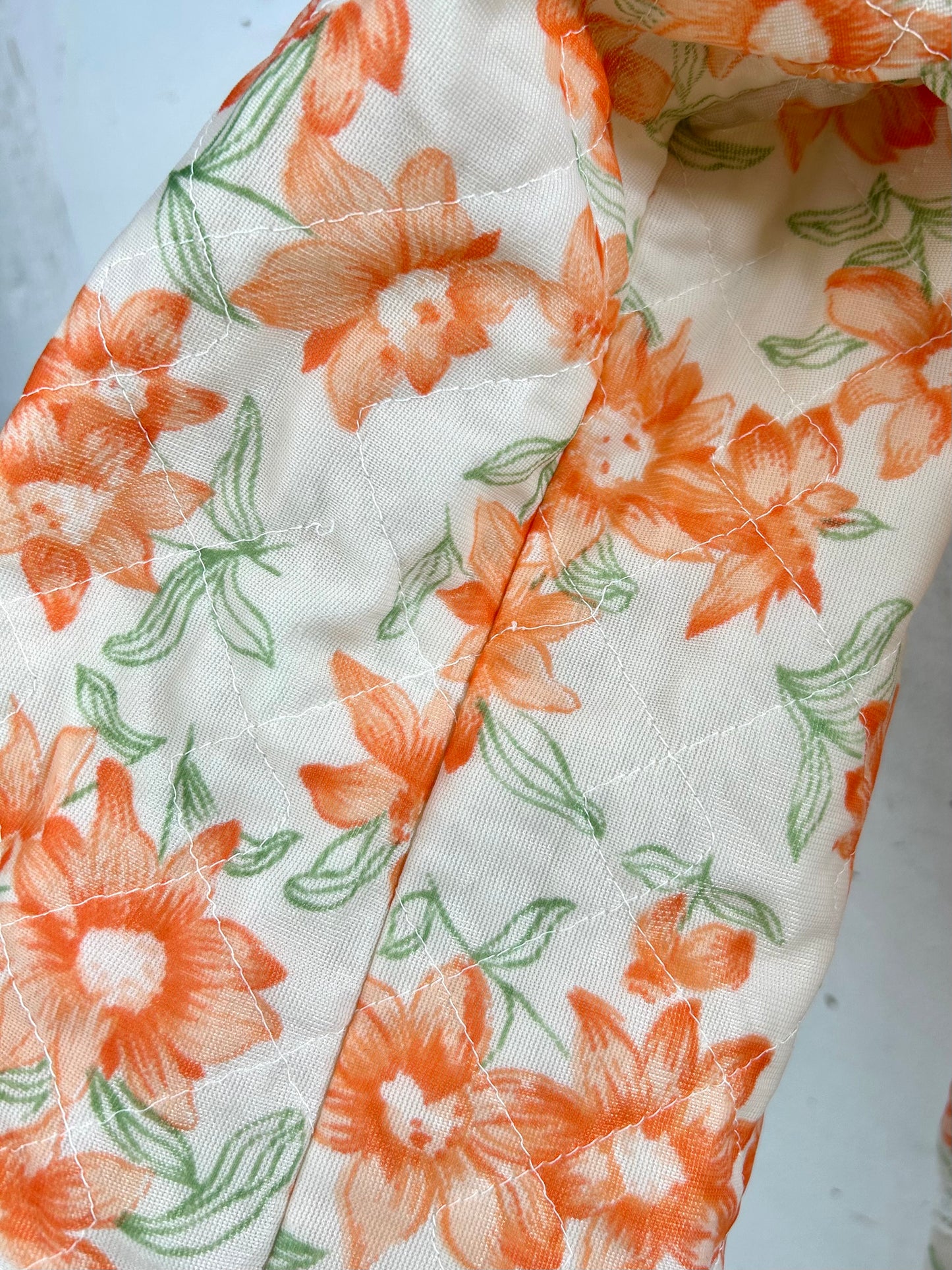 '70sVintage Quilting Gown [A29322]