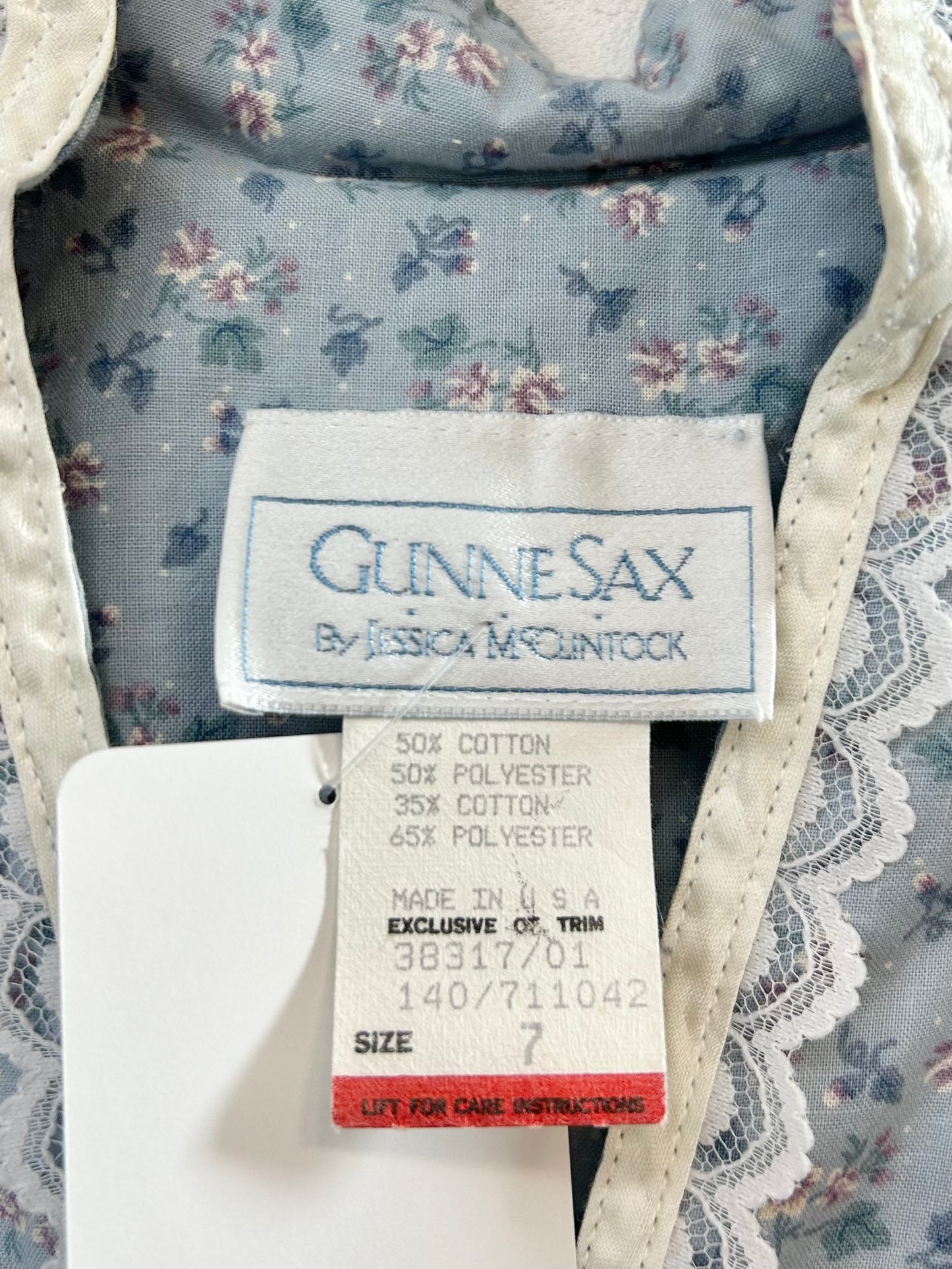 ’80s Vintage Dress 〜GUNNE SAX〜[C29756]