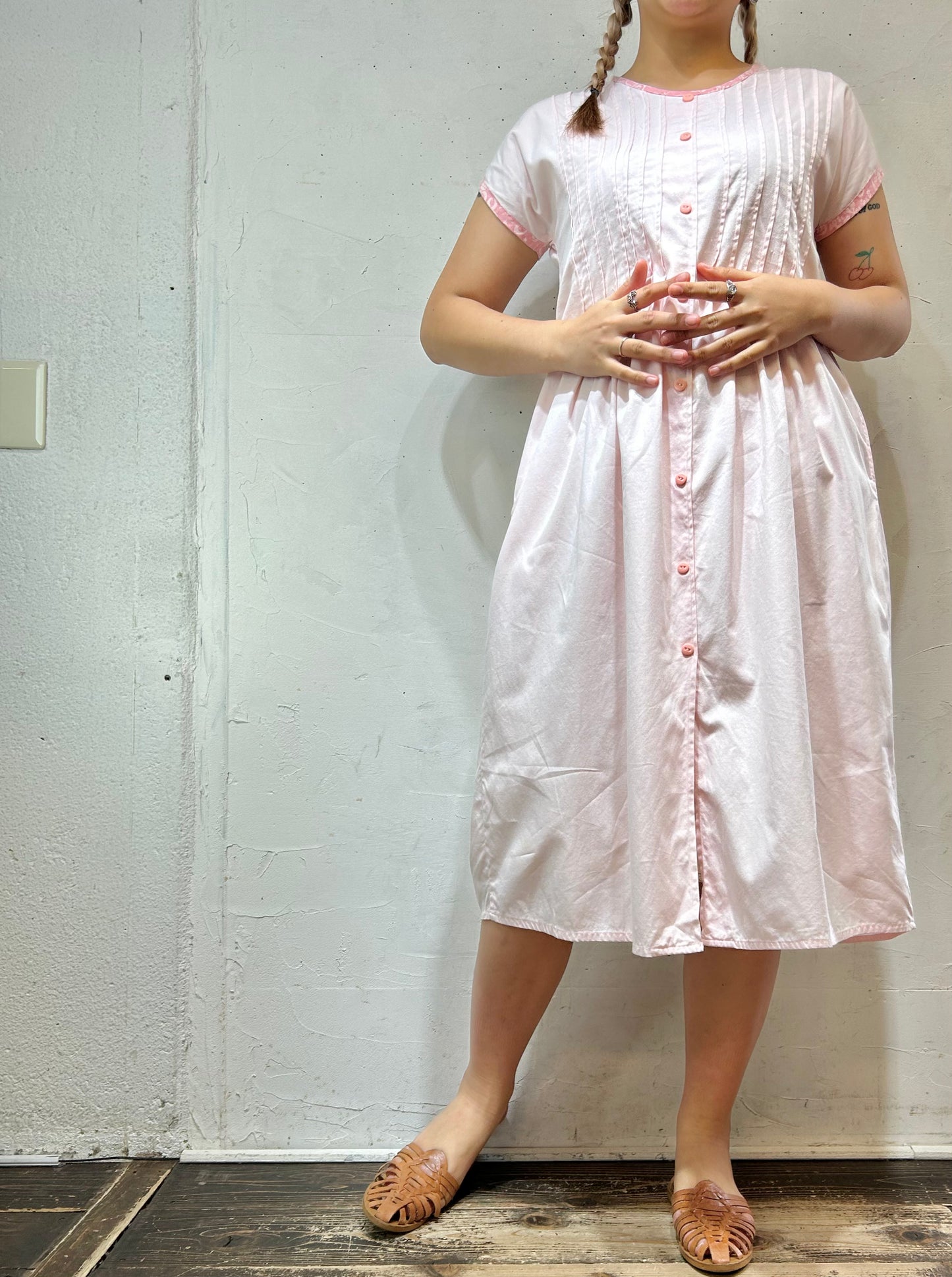 Vintage Pink Dress [D26703]