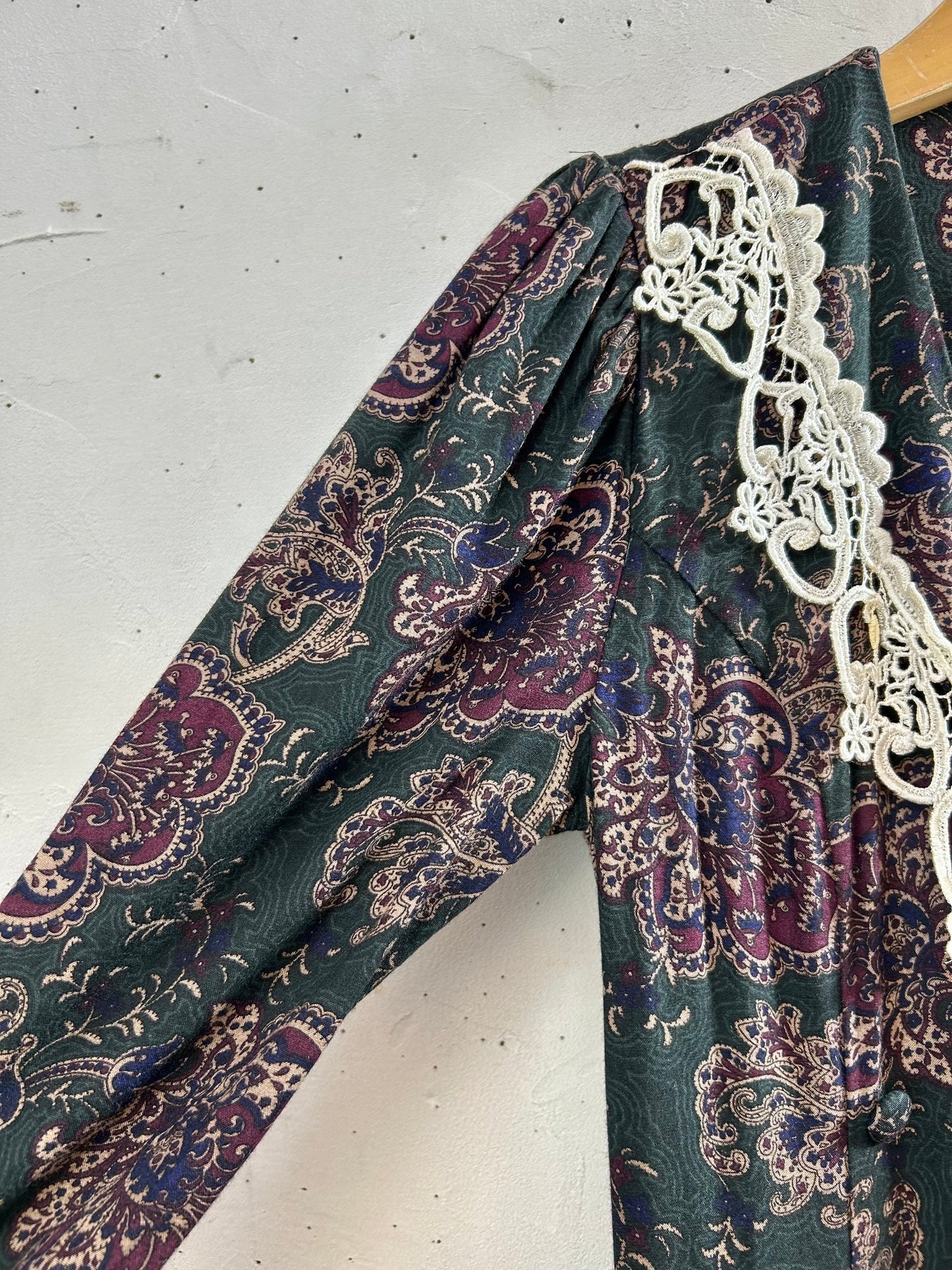 '80s Vintage Dress 〜SCOTT McCLINTOCK〜 [C29755]