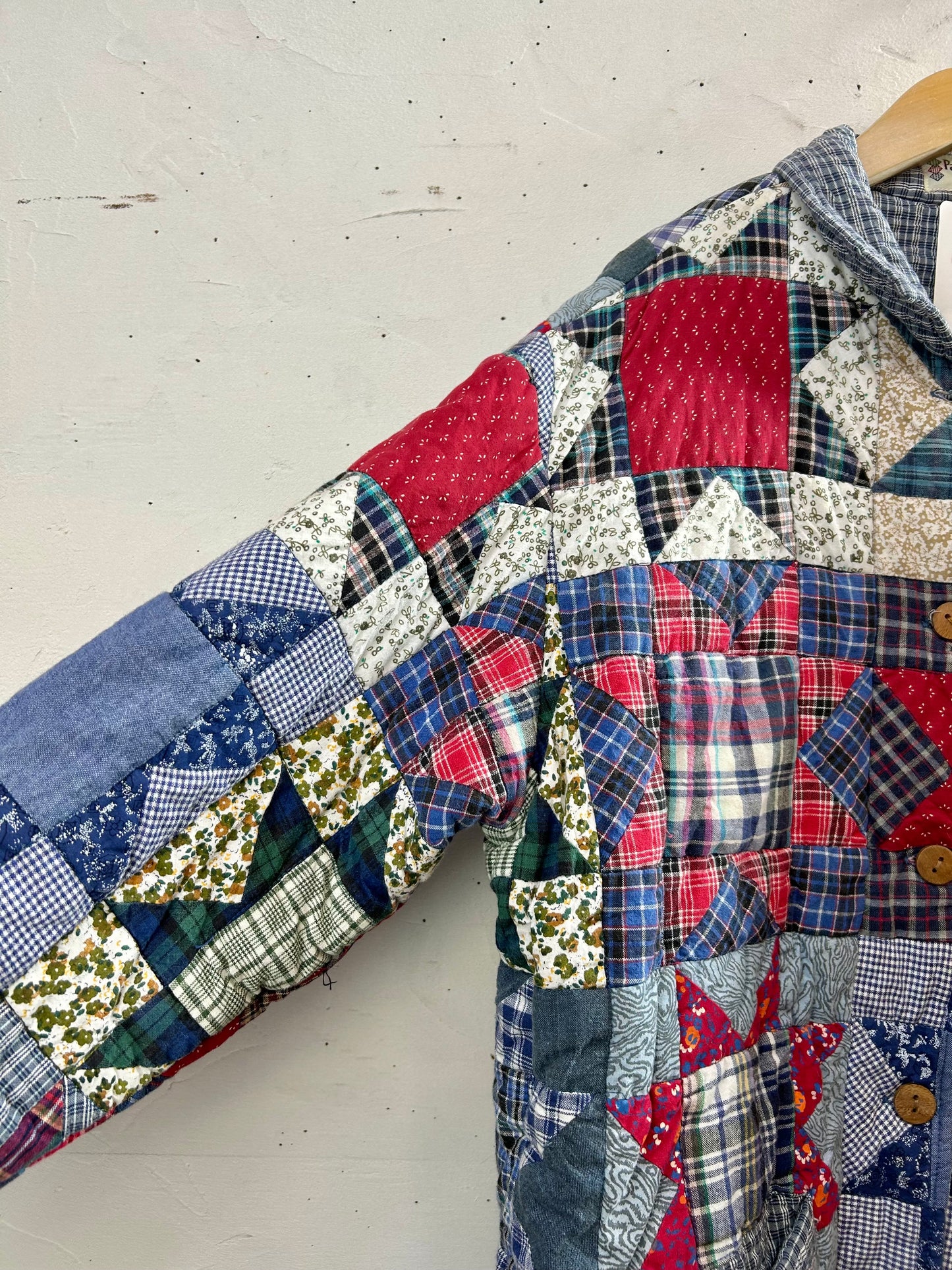 Vintage Reversible Patchwork Jacket 〜Patch Magic〜 [A29333]