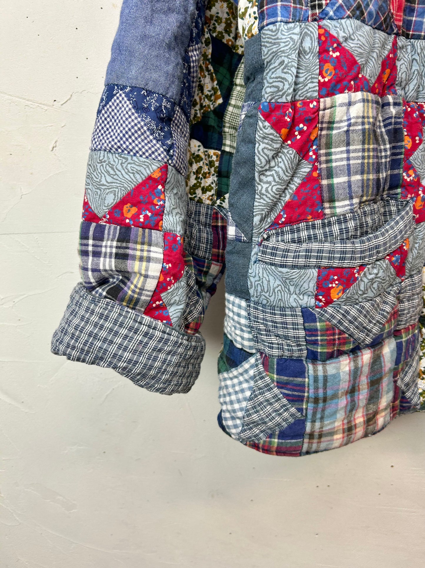 Vintage Reversible Patchwork Jacket 〜Patch Magic〜 [A29333]