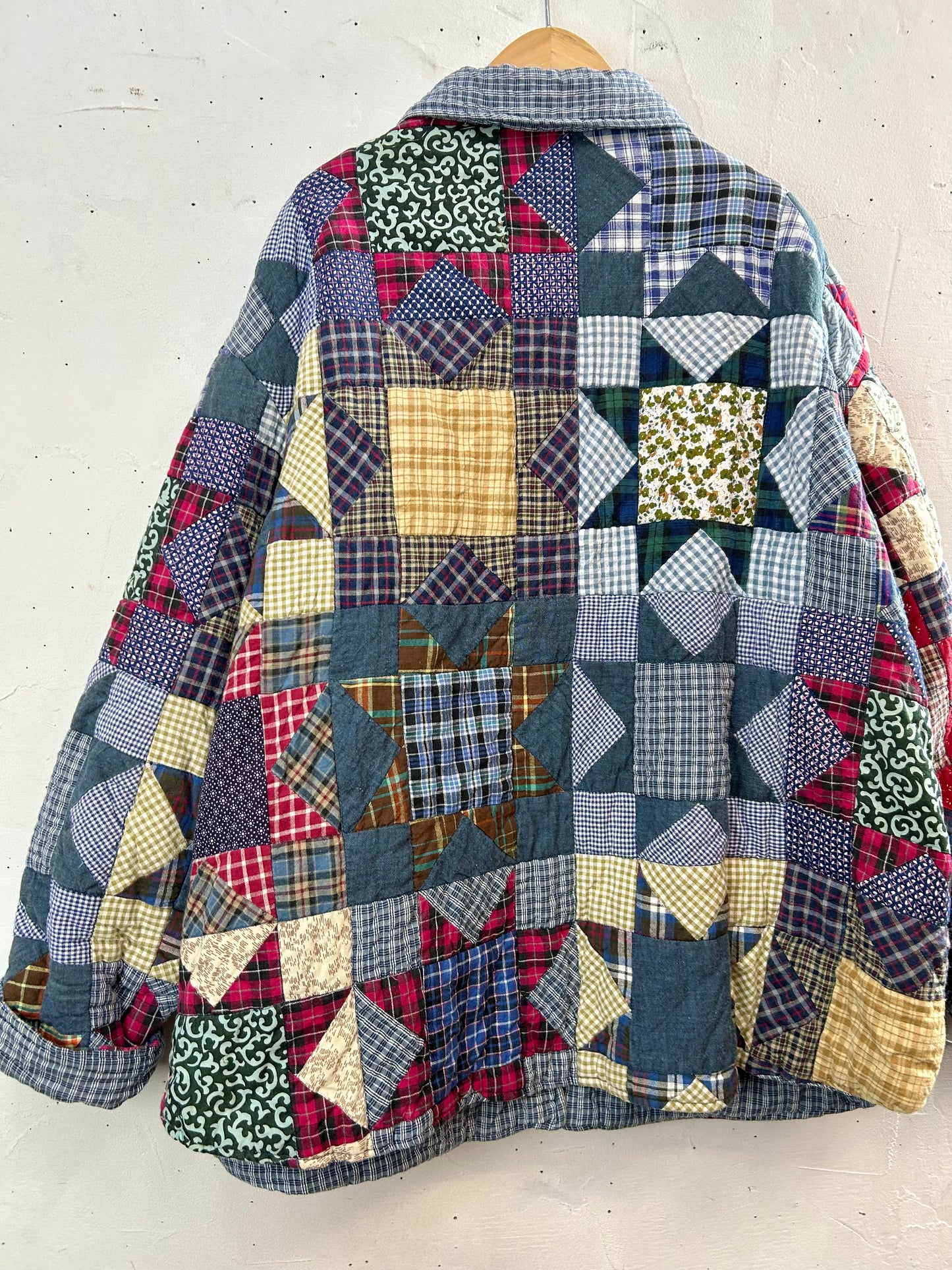 Vintage Reversible Patchwork Jacket 〜Patch Magic〜 [A29333]