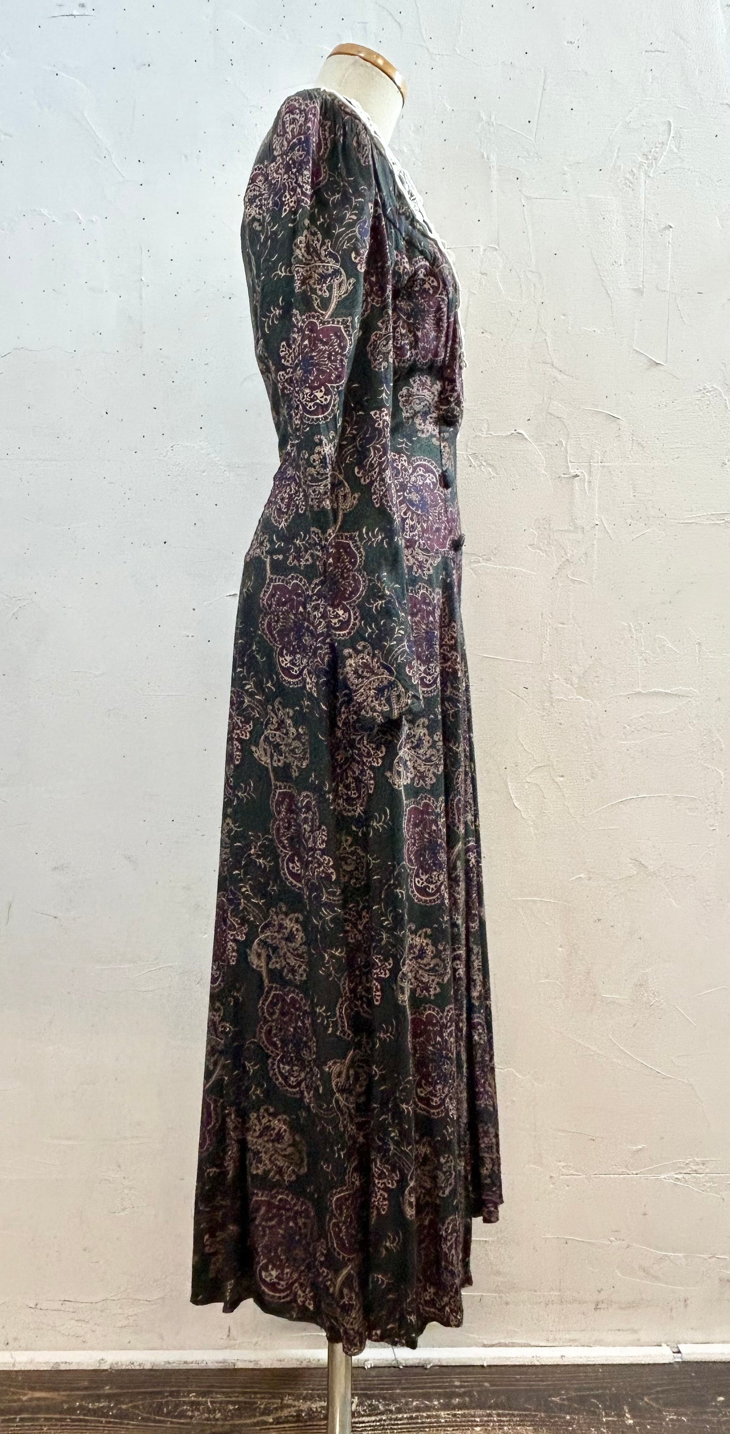 '80s Vintage Dress 〜SCOTT McCLINTOCK〜 [C29755]