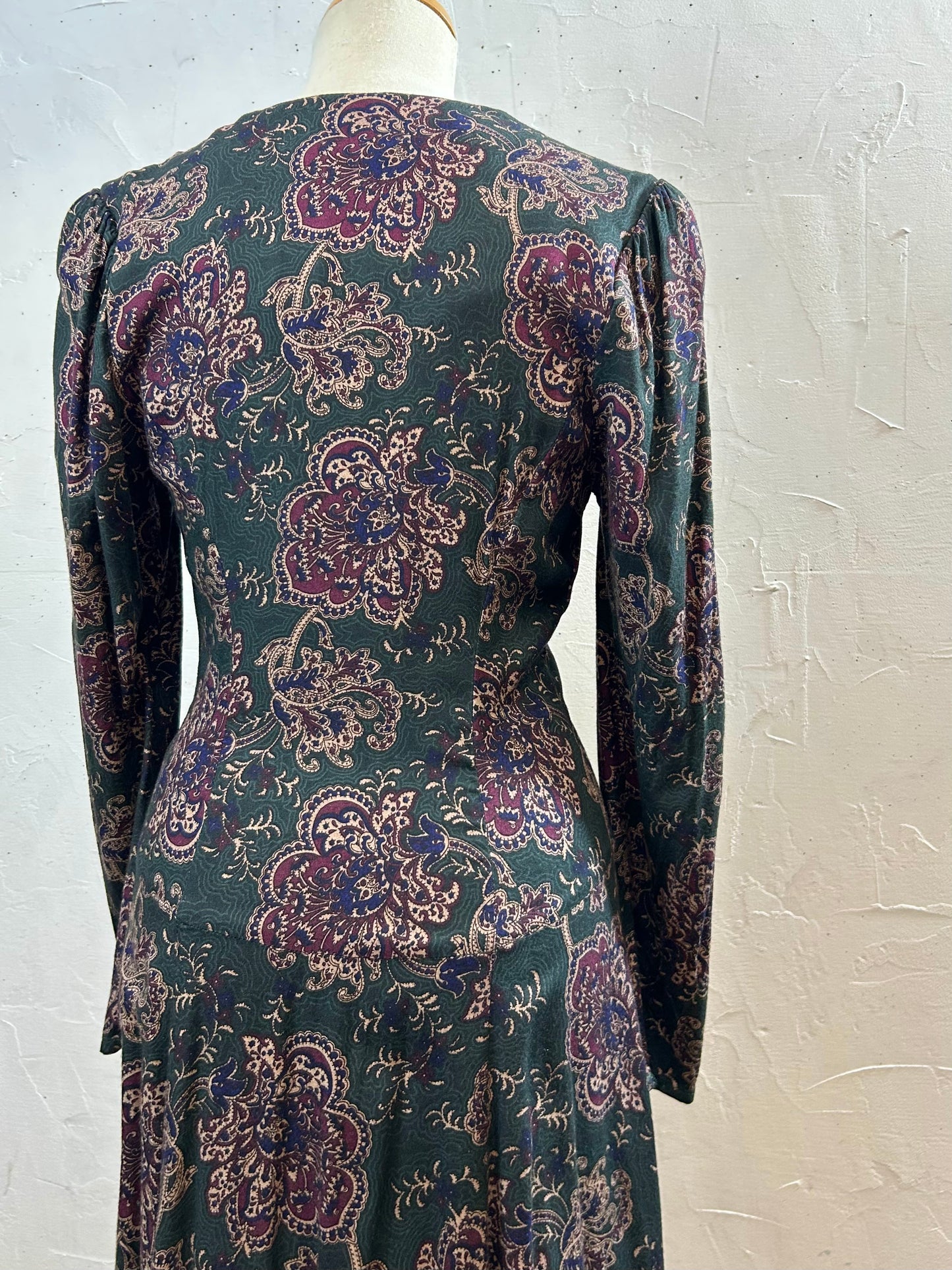 '80s Vintage Dress 〜SCOTT McCLINTOCK〜 [C29755]