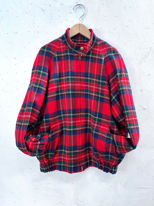 Vintage Plaid Blouson 〜PENDLETON〜 MADE IN USA  [L29102]