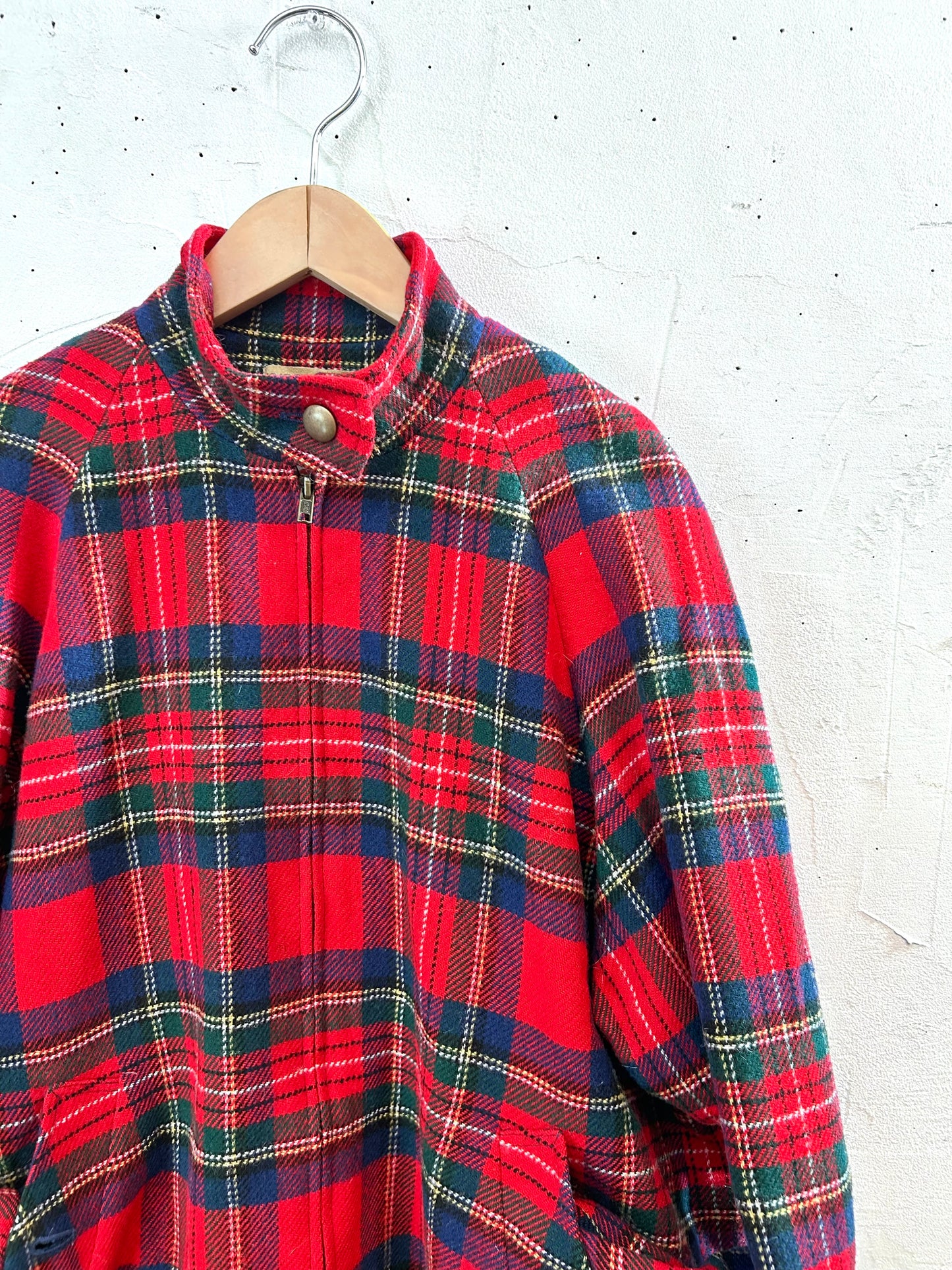 Vintage Plaid Blouson 〜PENDLETON〜 MADE IN USA  [L29102]