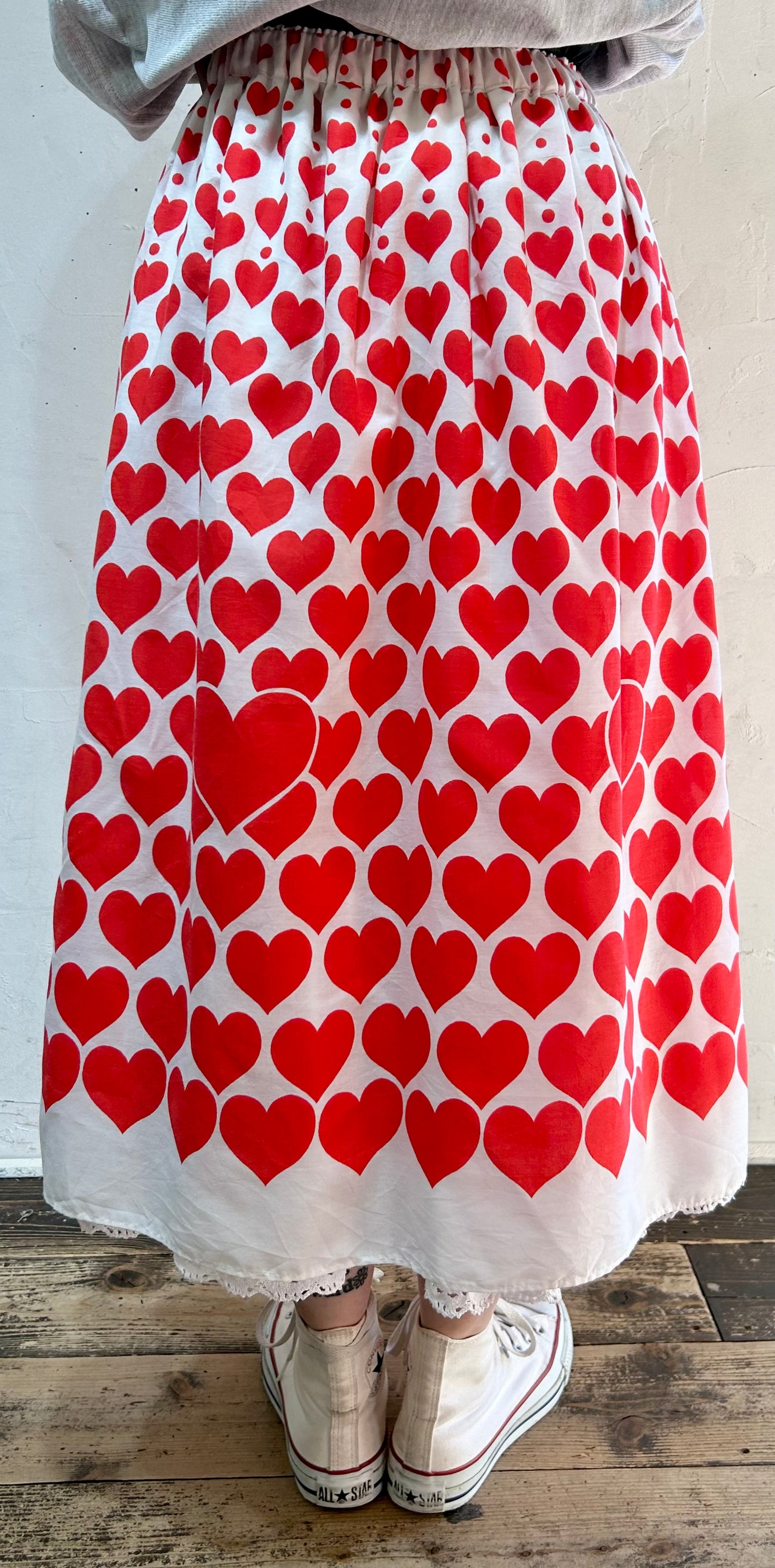 Vintage Heart Skirt [B26232]