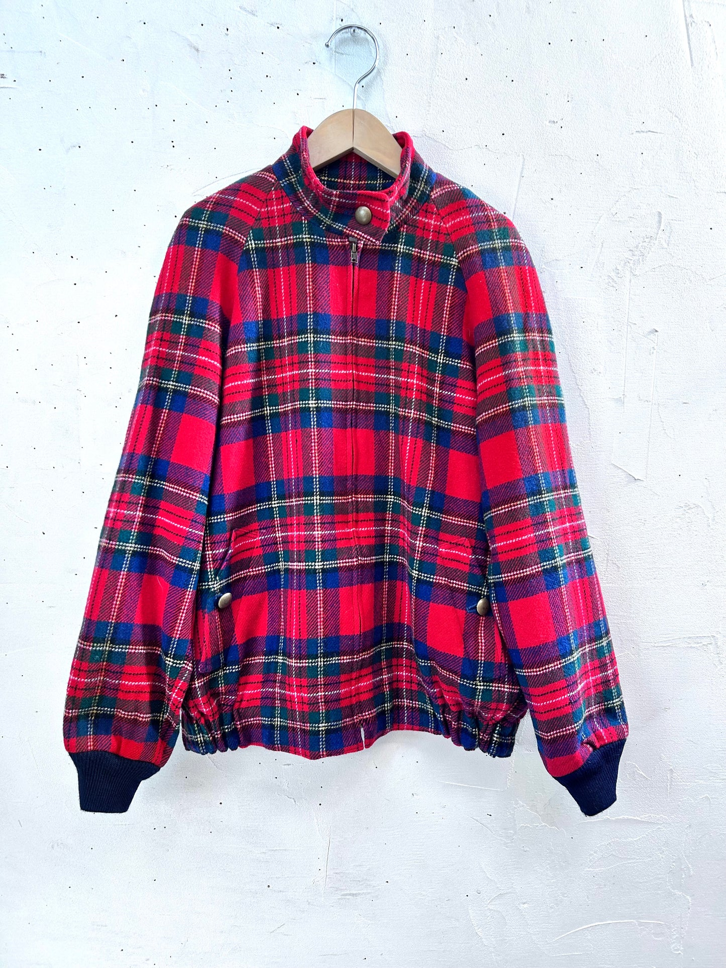 Vintage Plaid Blouson 〜PENDLETON〜 MADE IN USA  [L29102]