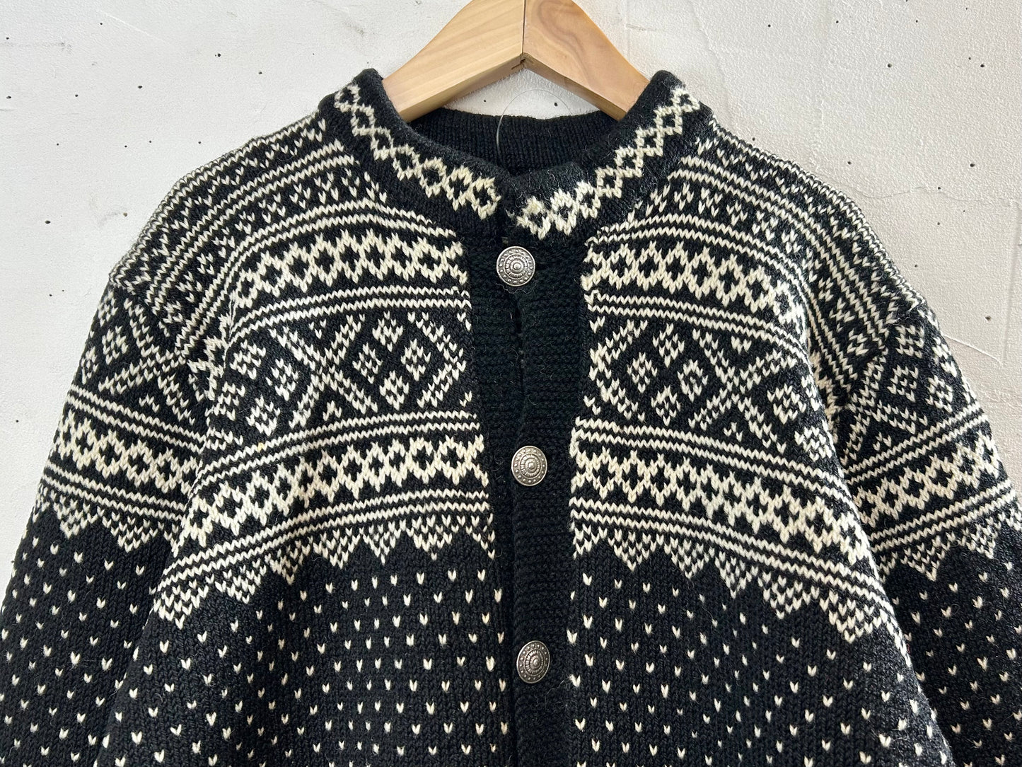 Vintage Nordic Knit Cardigan [A29329]