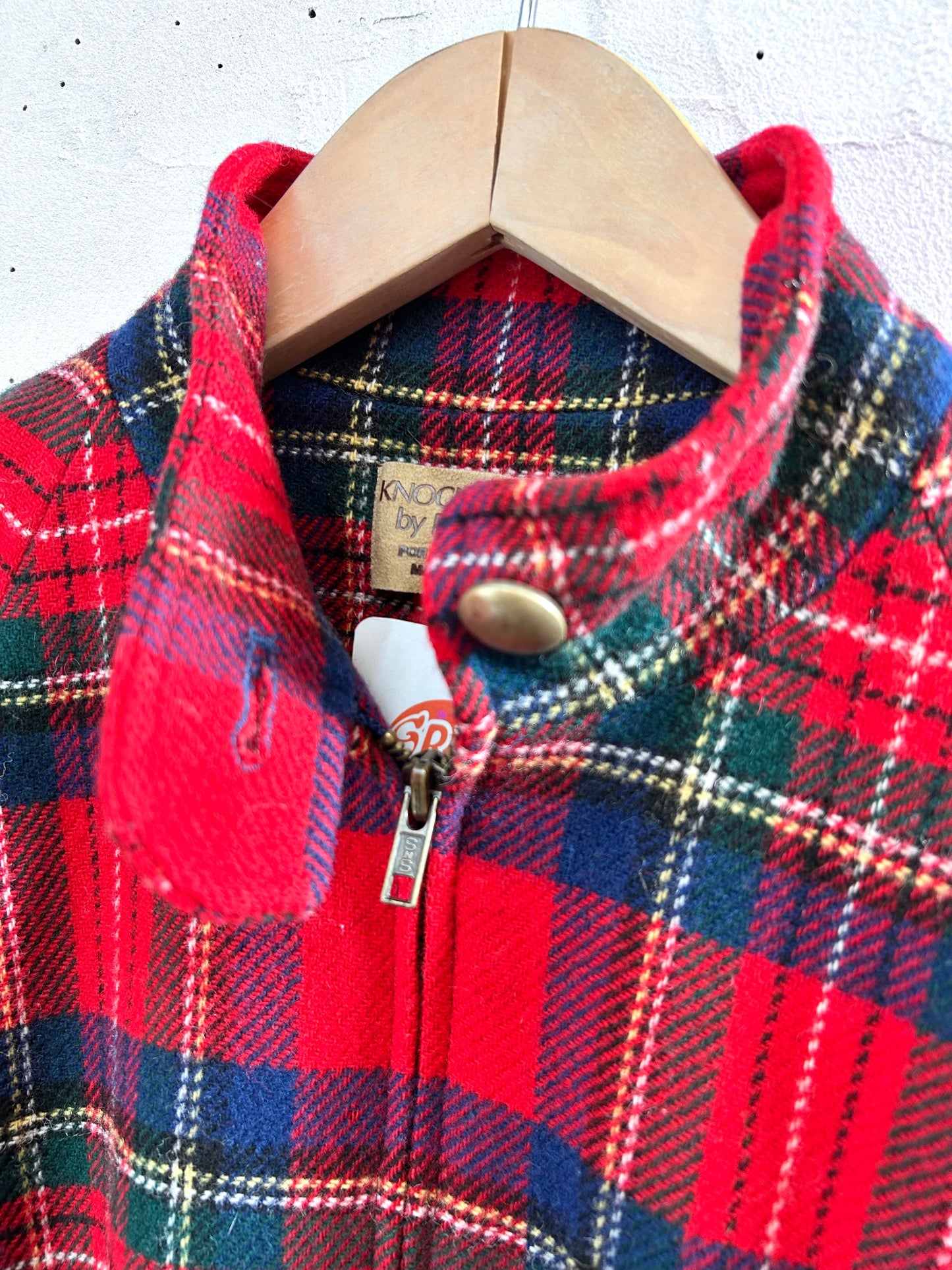 Vintage Plaid Blouson 〜PENDLETON〜 MADE IN USA  [L29102]