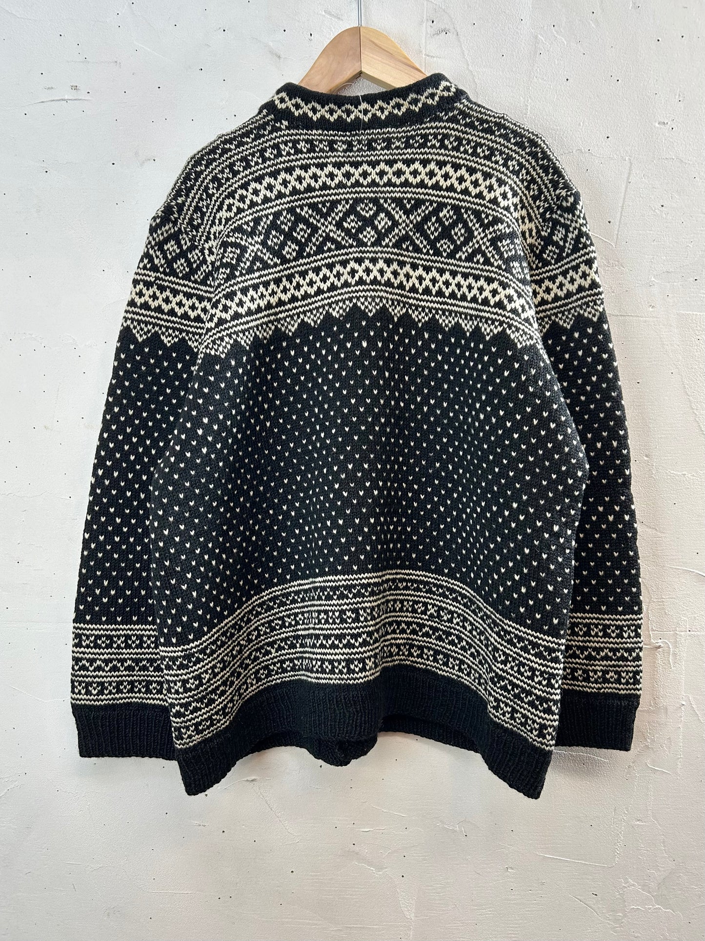 Vintage Nordic Knit Cardigan [A29329]