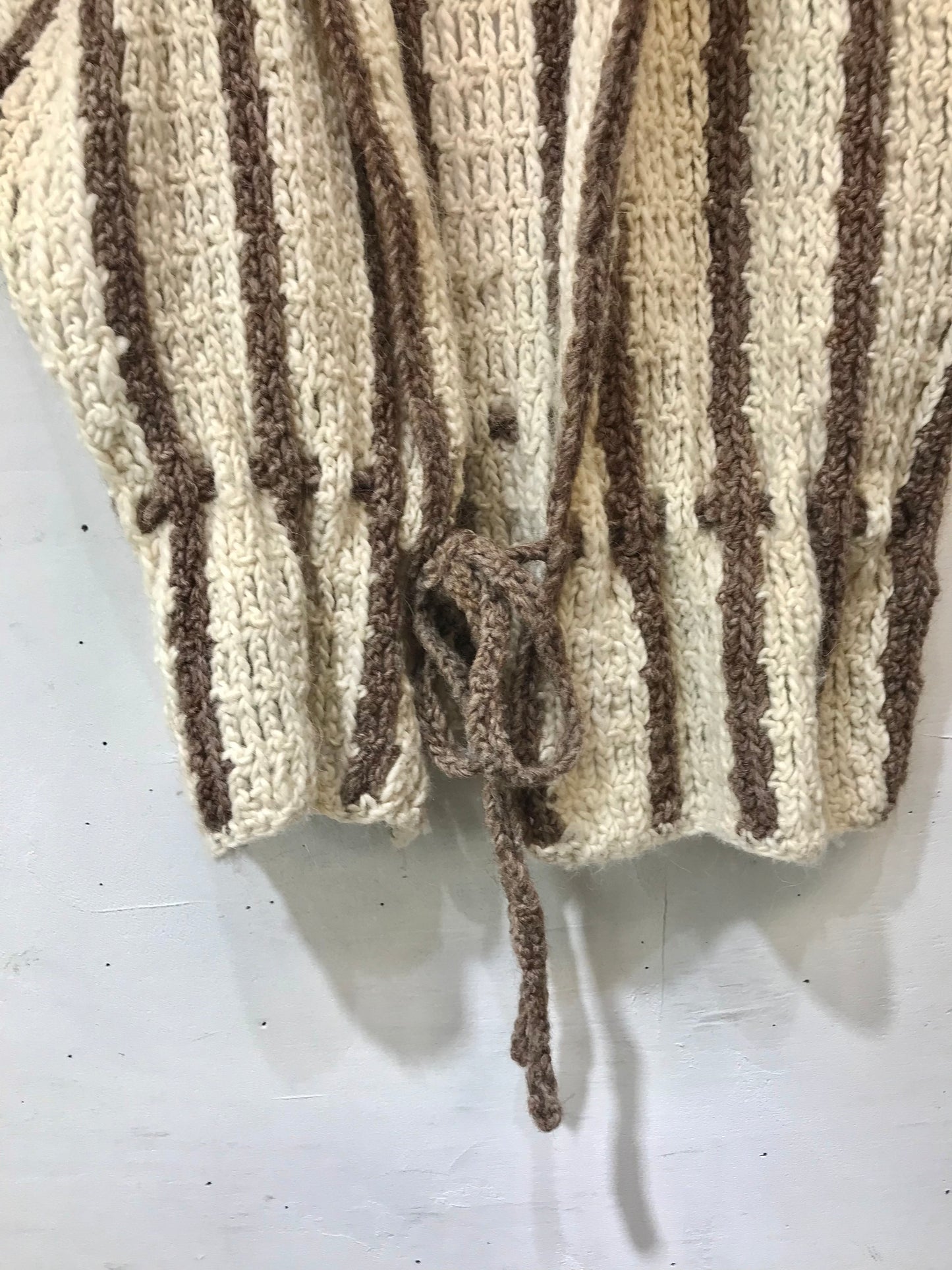 Vintage Hand Knit Vest [I24942]
